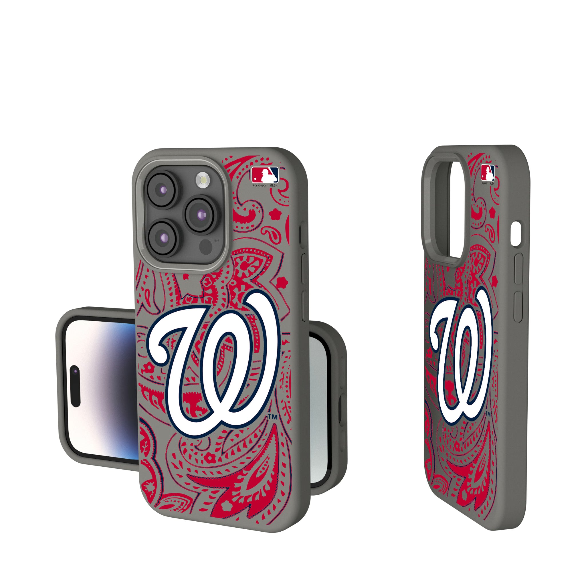 Washington Nationals Paisley iPhone Soft Touch Phone Case for Apple iPhone