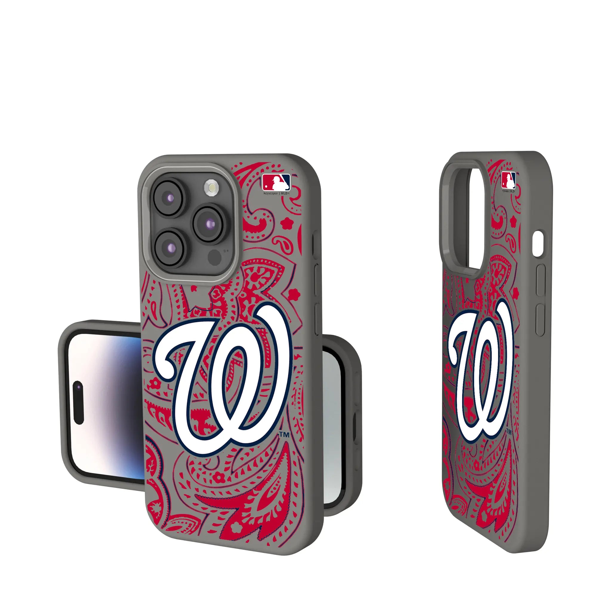 Washington Nationals Paisley iPhone Soft Touch Phone Case for Apple iPhone