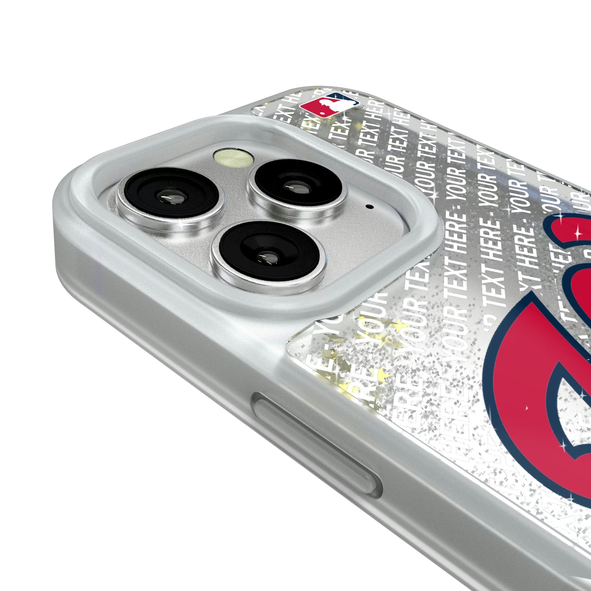 Washington Nationals Personalized EndZone Plus iPhone Glitter Phone Case for Apple iPhone - Detail#Device_iPhone 16 Pro