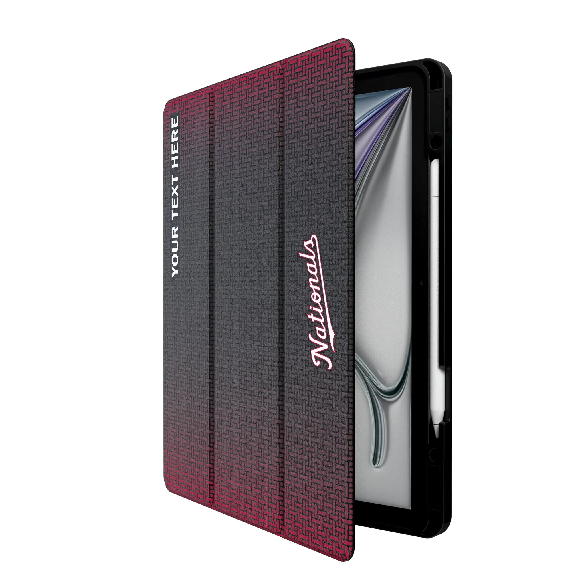 Washington Nationals Personalized Linen iPad Tablet Case for Apple iPad