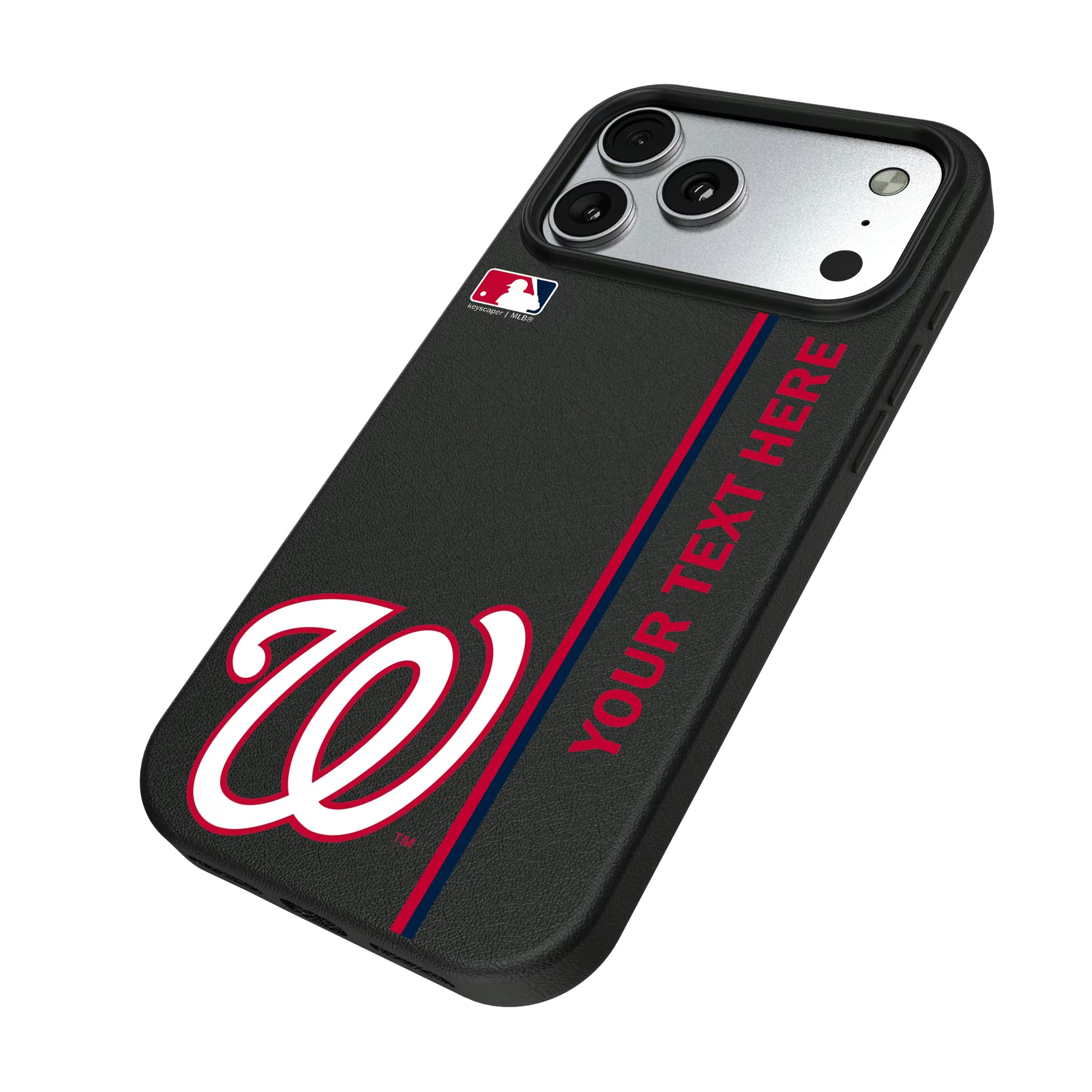 Washington Nationals Personalized Sidebard iPhone MagSafe Compatible Phone Case for Apple iPhone - Isometric View#Device_iPhone 17 Pro Max