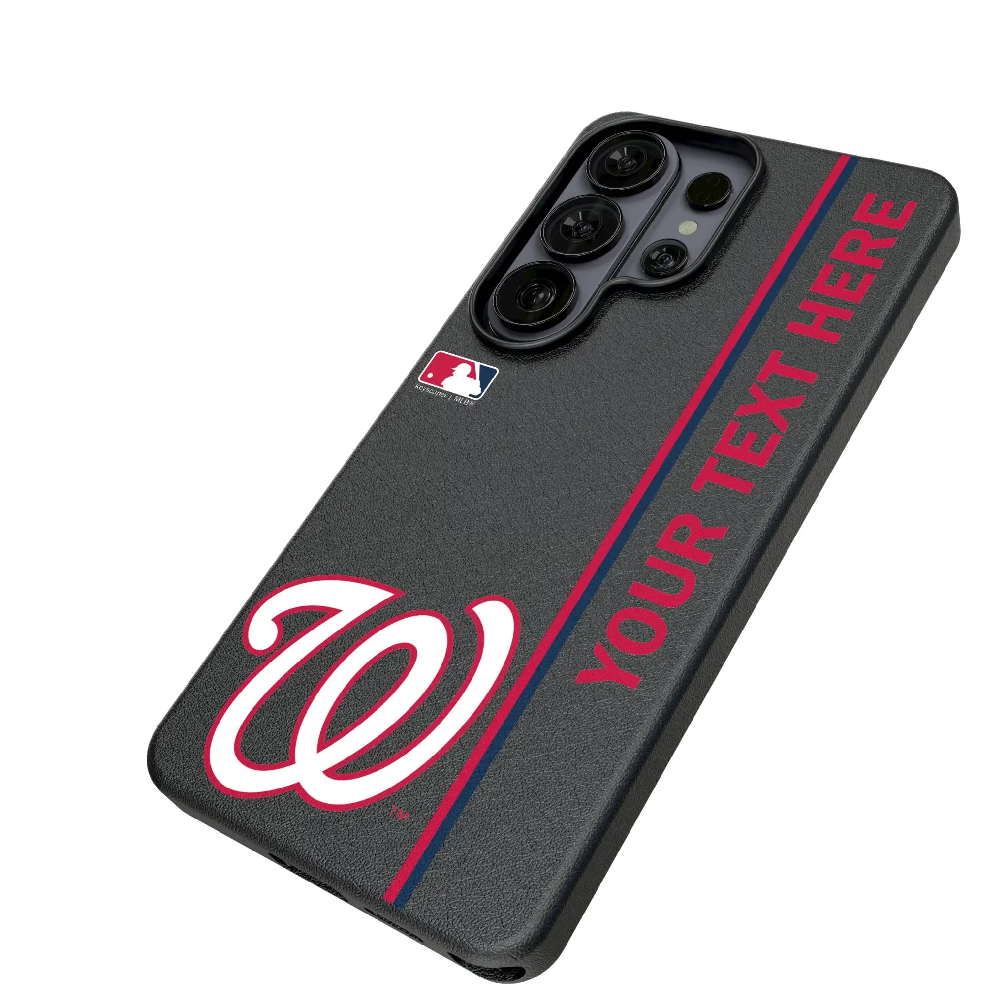 Washington Nationals Personalized Sidebard Galaxy MagSafe Compatible Phone Case for Samsung Galaxy - Isometric View#Device_Galaxy S26 Ultra