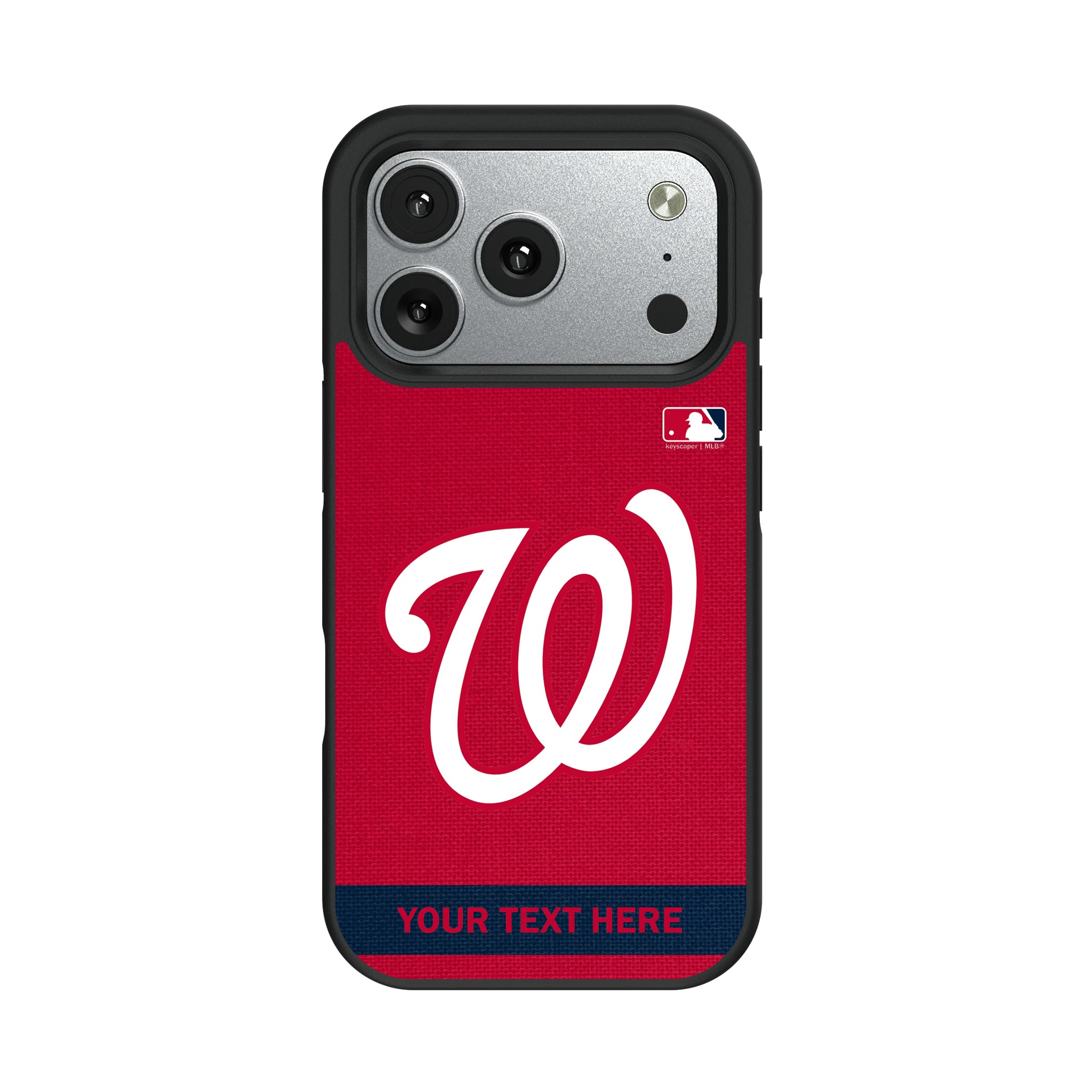 Washington Nationals Personalized Stripe iPhone Bump Phone Case for Apple iPhone#Device_iPhone 17 Pro