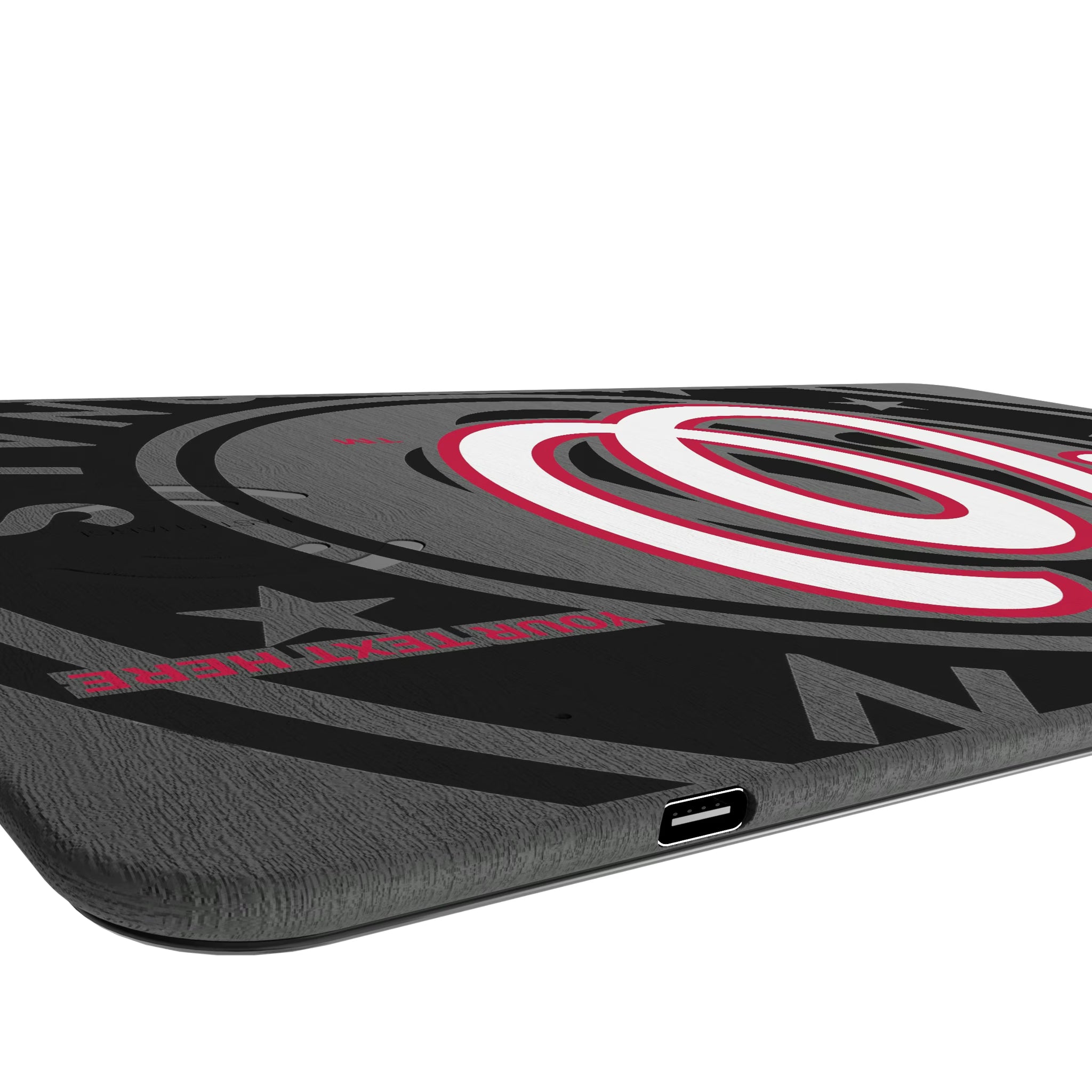 Washington Nationals Personalized Tilt 15-Watt Wireless Charger and Mouse Pad