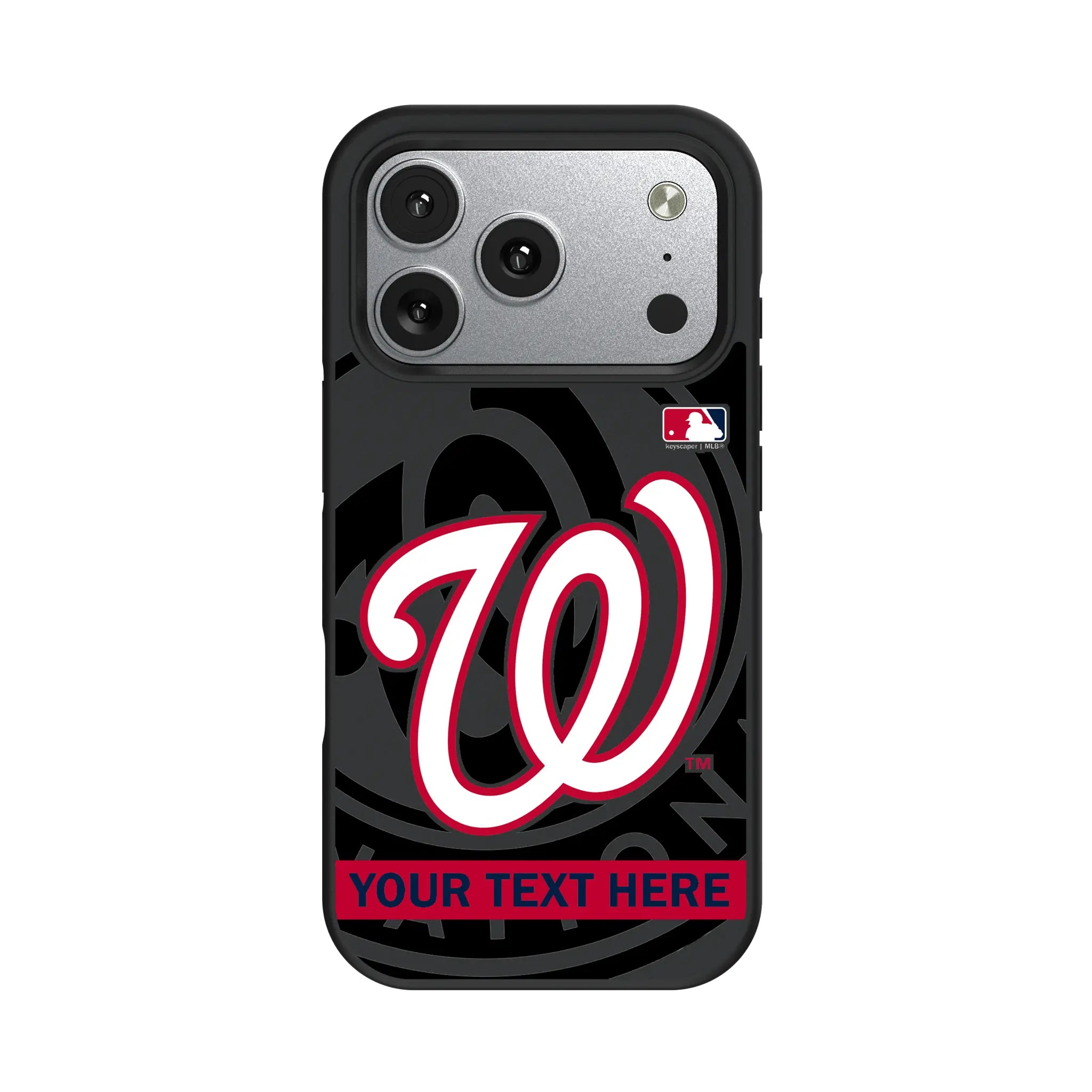 Washington Nationals Personalized Tilt iPhone Bump Phone Case for Apple iPhone#Device_iPhone 17 Pro