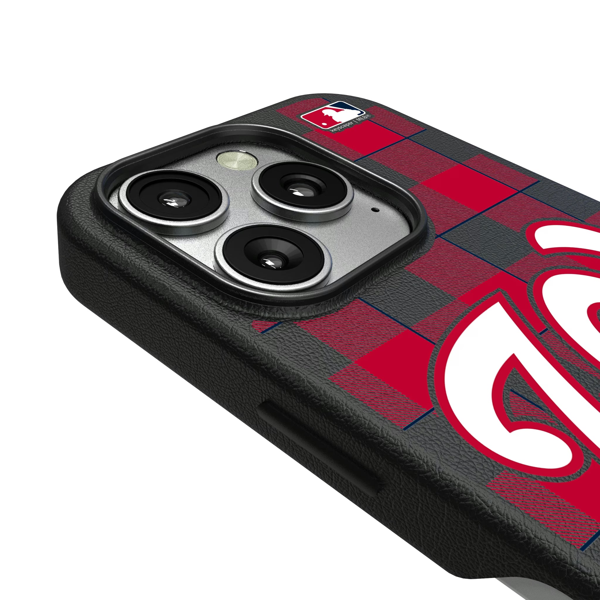 Washington Nationals Plaid iPhone MagSafe Compatible Phone Case for Apple iPhone - Detail