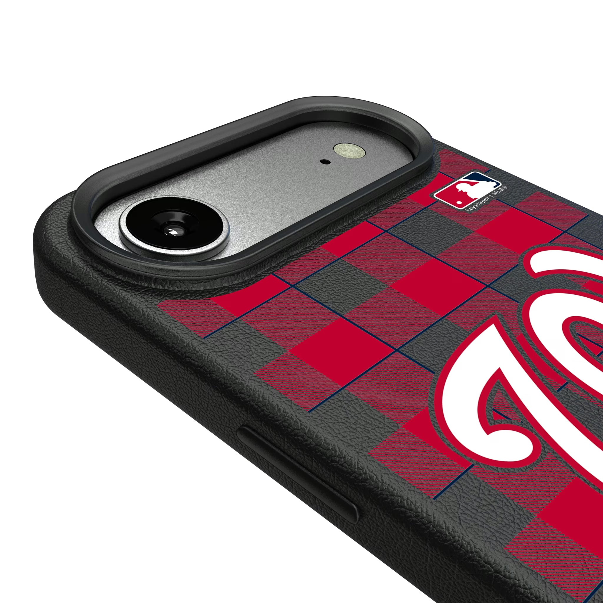 Washington Nationals Plaid iPhone MagSafe Compatible Phone Case for Apple iPhone - Detail#Device_iPhone Air
