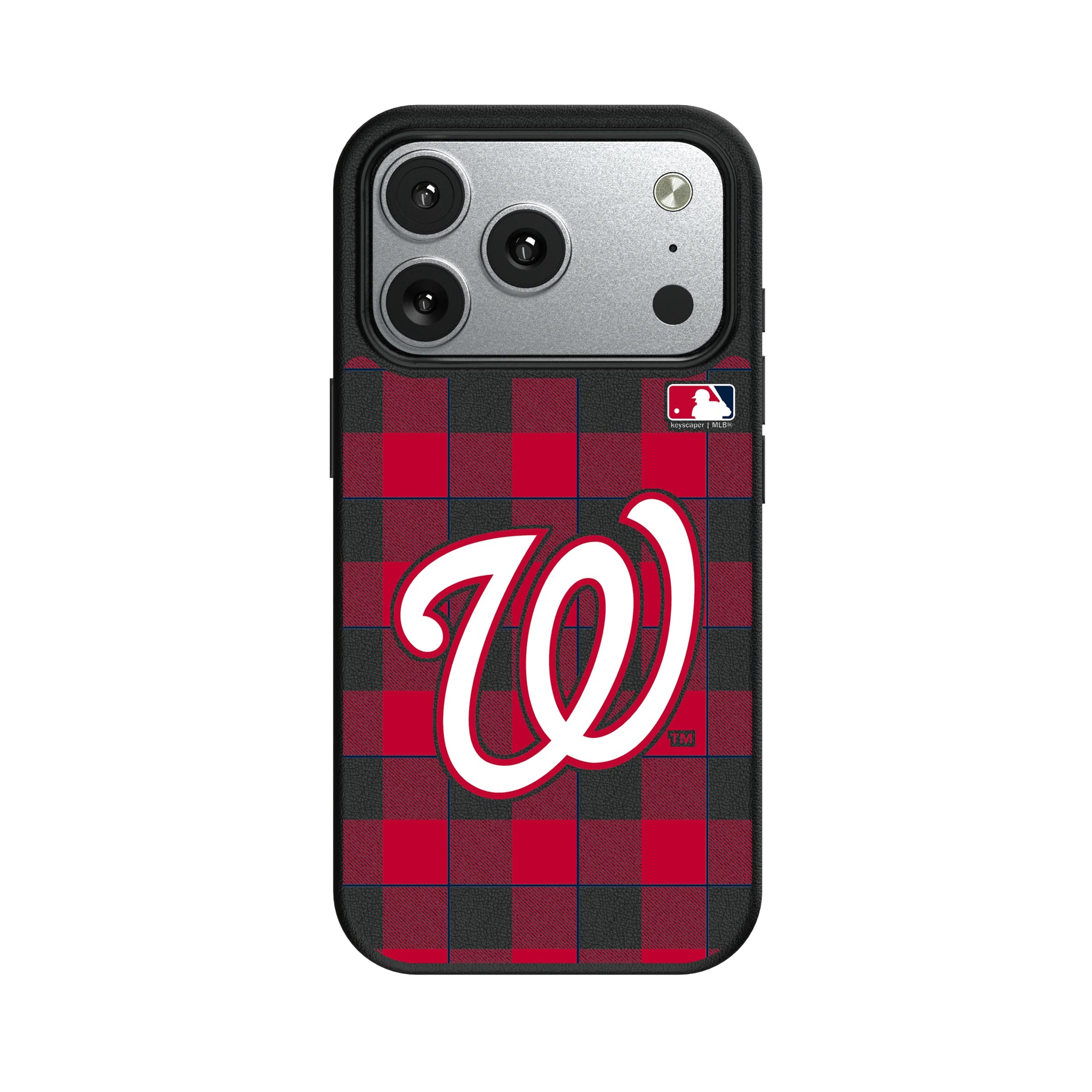 Washington Nationals Plaid iPhone MagSafe Compatible Phone Case for Apple iPhone#Device_iPhone 17 Pro