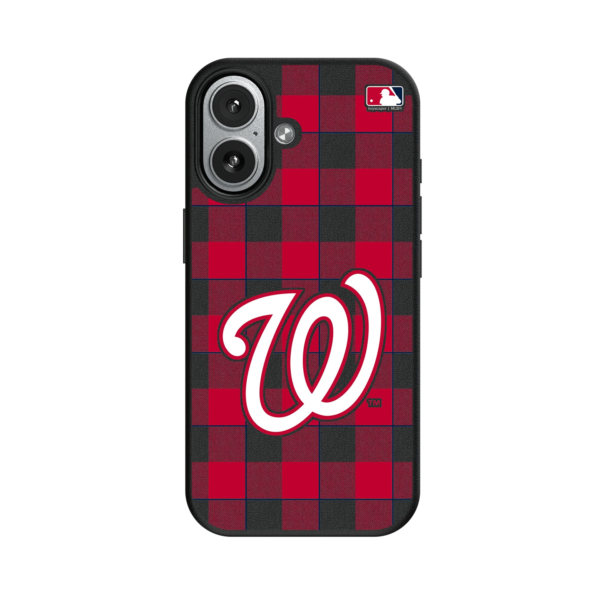 Washington Nationals Plaid iPhone MagSafe Compatible Phone Case for Apple iPhone#Device_iPhone 17