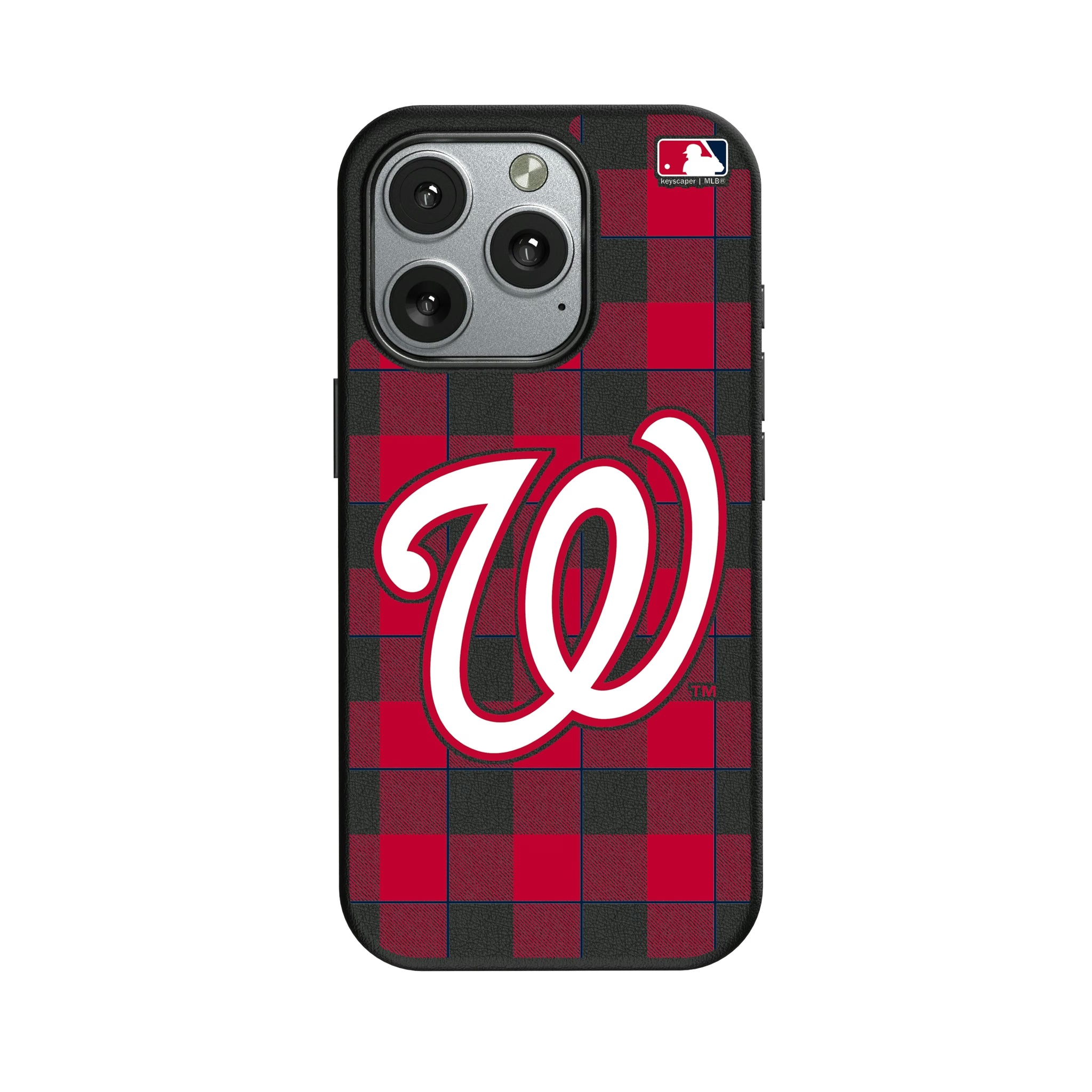 Washington Nationals Plaid iPhone MagSafe Compatible Phone Case for Apple iPhone