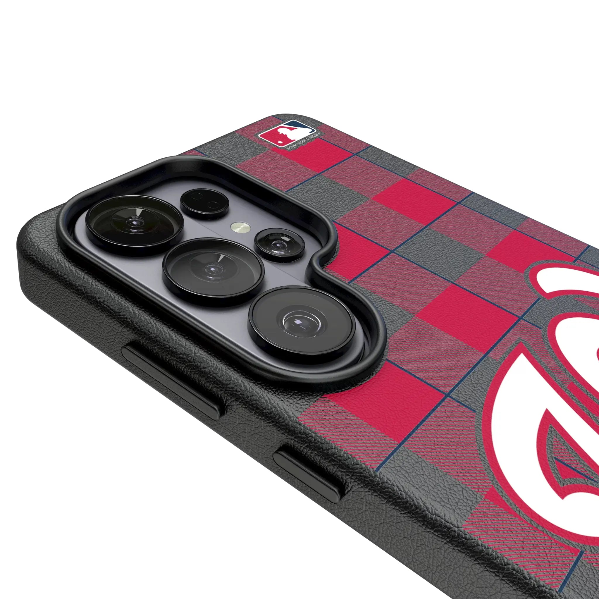 Washington Nationals Plaid Galaxy MagSafe Compatible Phone Case for Samsung Galaxy - Detail#Device_Galaxy S26 Ultra