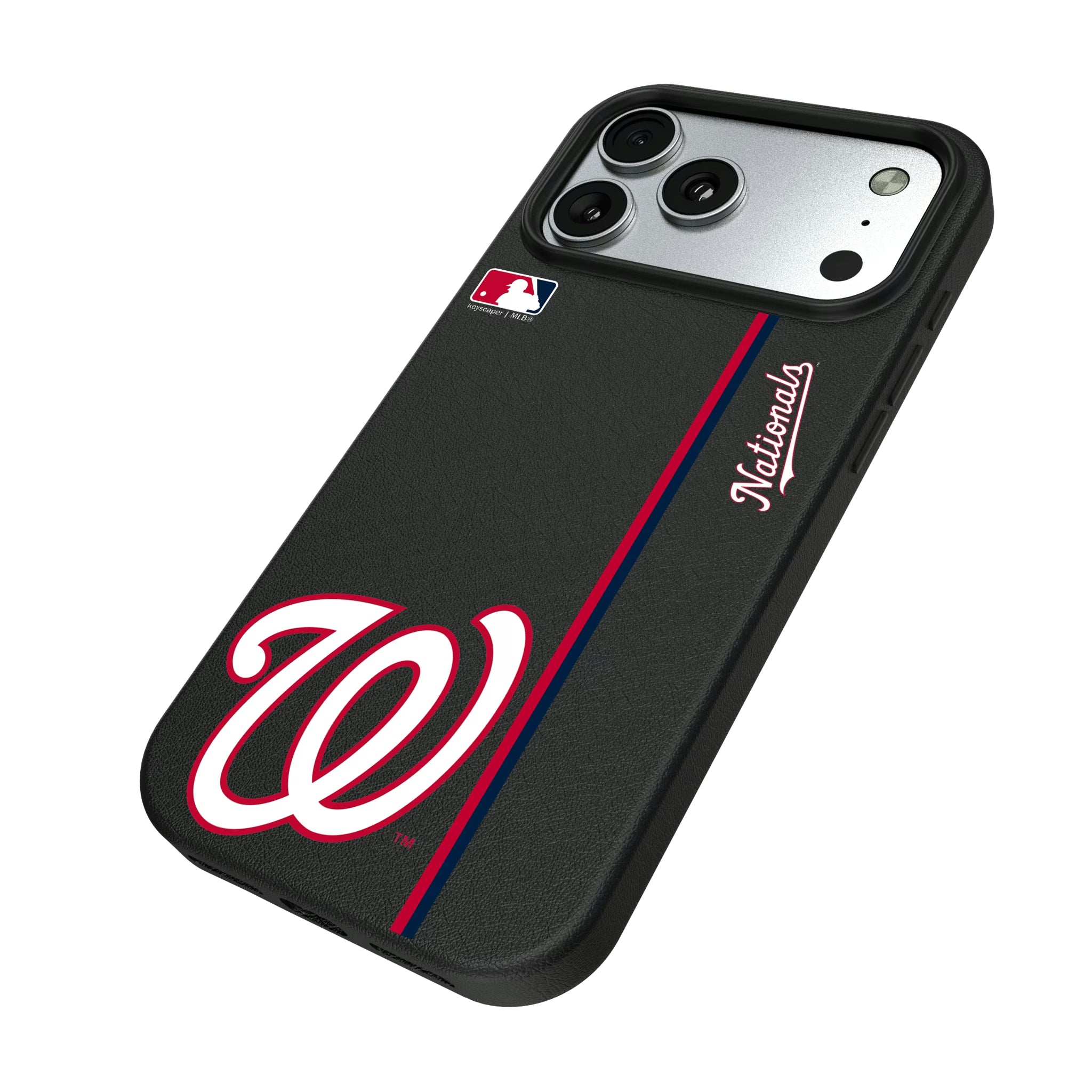 Washington Nationals Sidebar iPhone MagSafe Compatible Phone Case for Apple iPhone - Isometric View#Device_iPhone 17 Pro Max