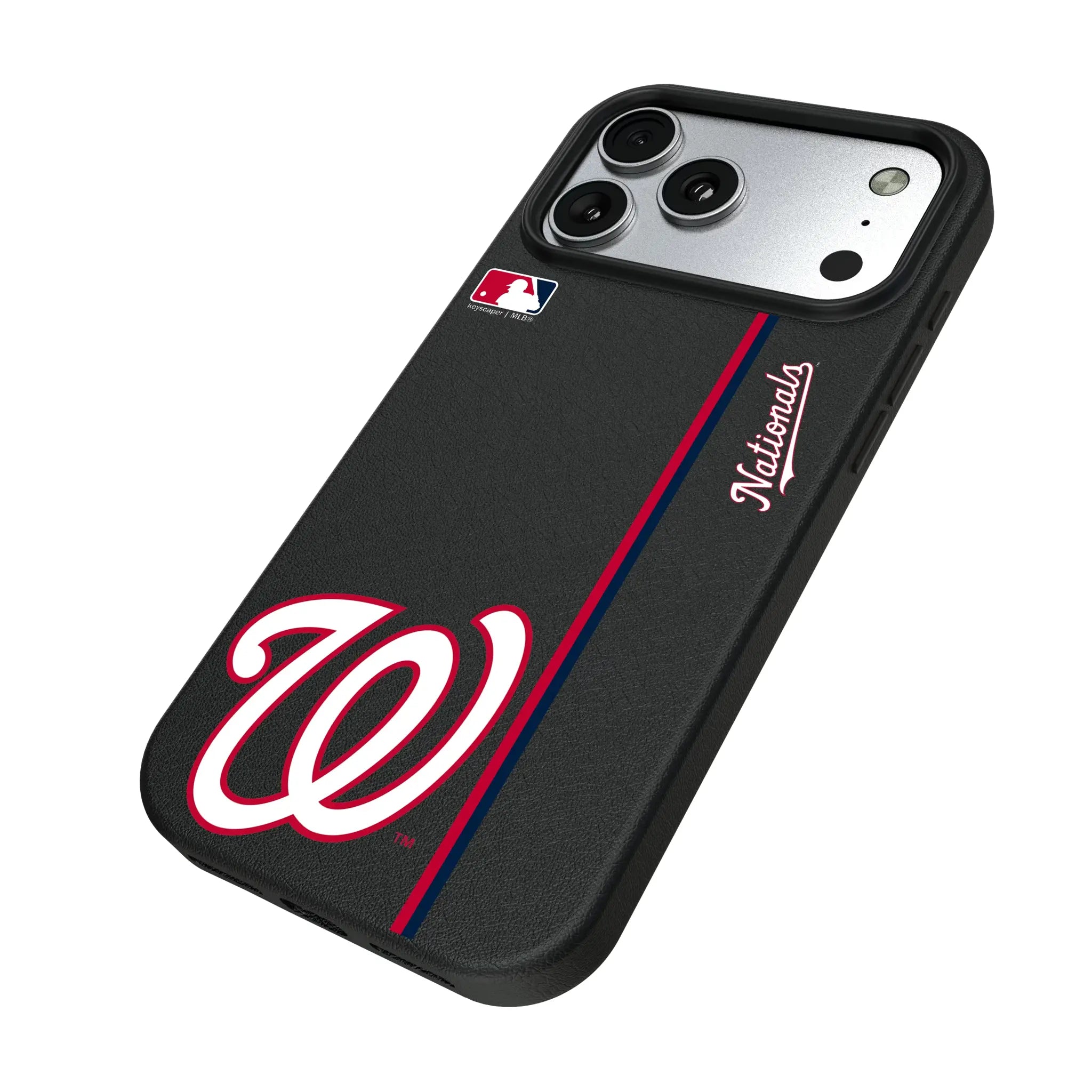Washington Nationals Sidebar iPhone MagSafe Compatible Phone Case for Apple iPhone - Isometric View#Device_iPhone 17 Pro Max