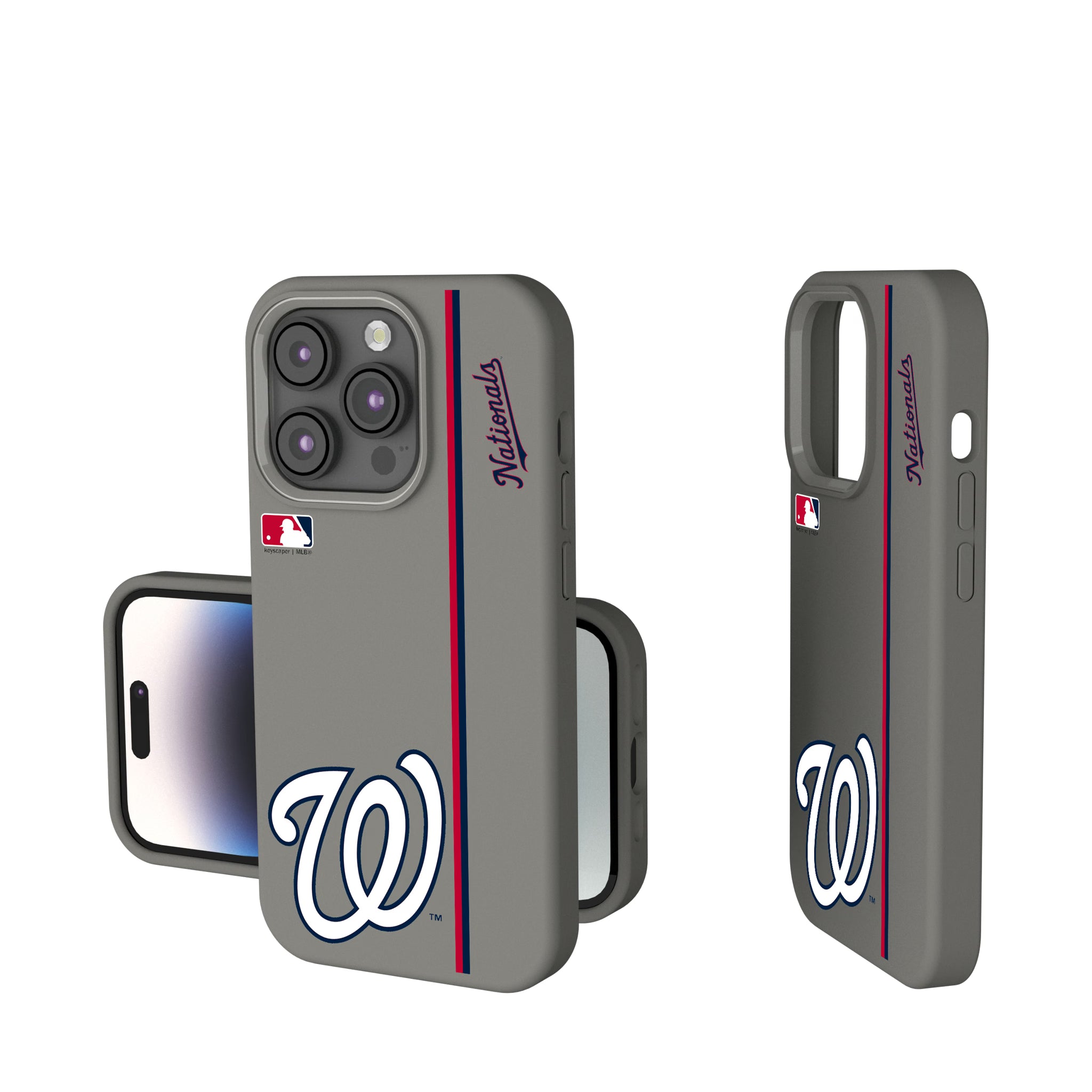 Washington Nationals Sidebar iPhone Soft Touch Phone Case for Apple iPhone