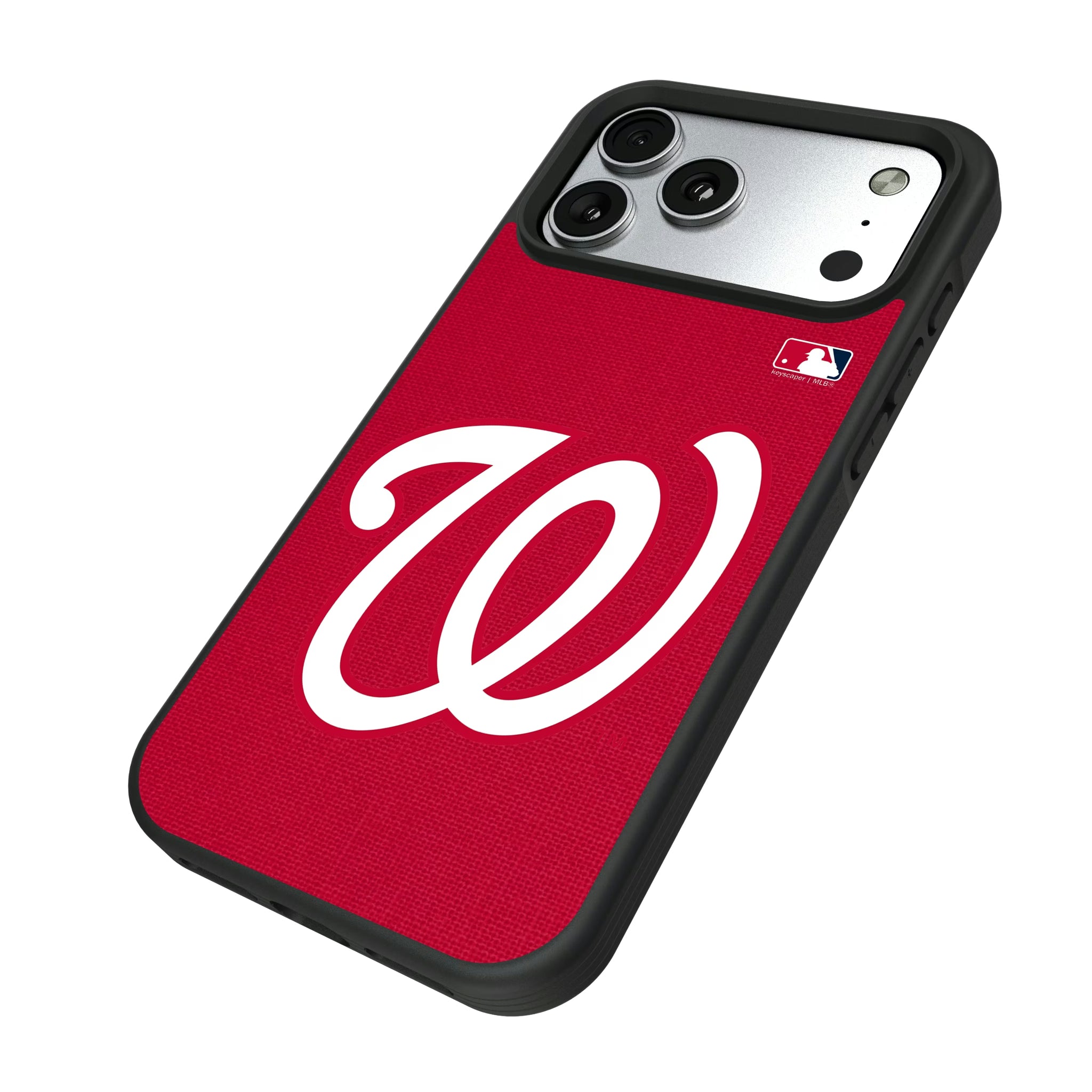Washington Nationals Solid iPhone Bump Phone Case for Apple iPhone - Isometric View#Device_iPhone 17 Pro Max
