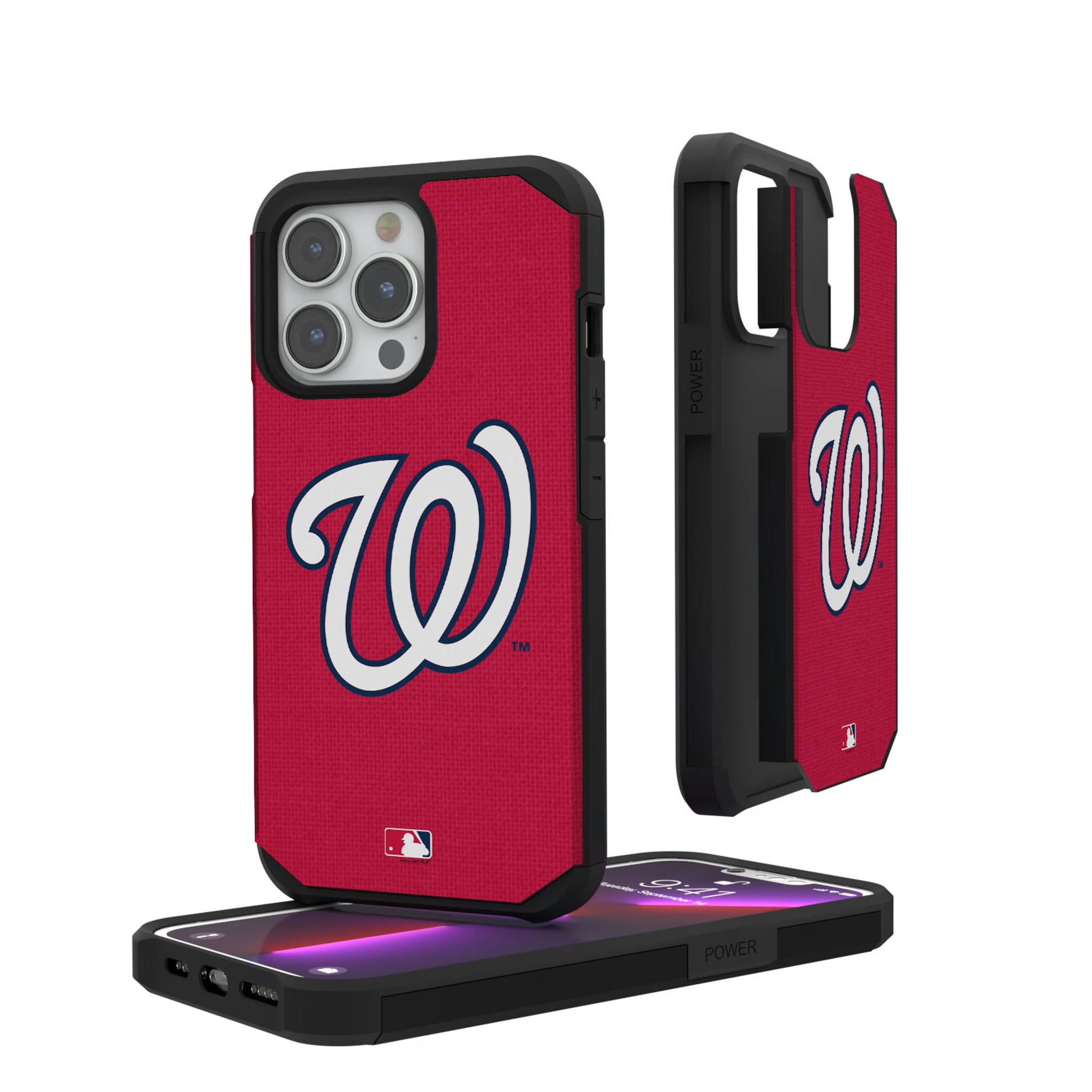 Washington Nationals Solid iPhone Rugged Phone Case for Apple iPhone