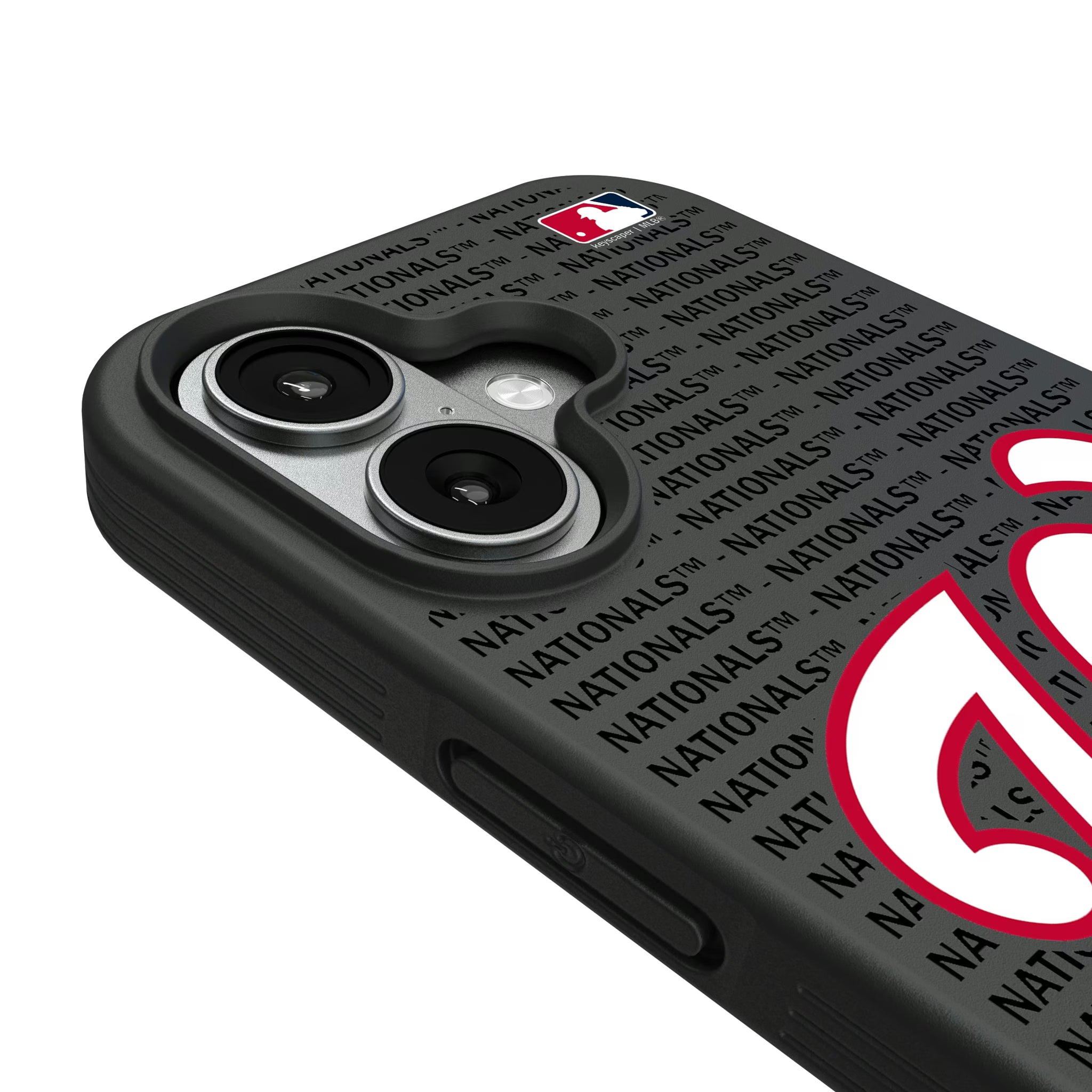 Washington Nationals Text Backdrop iPhone Bump Phone Case for Apple iPhone - Detail#Device_iPhone 17