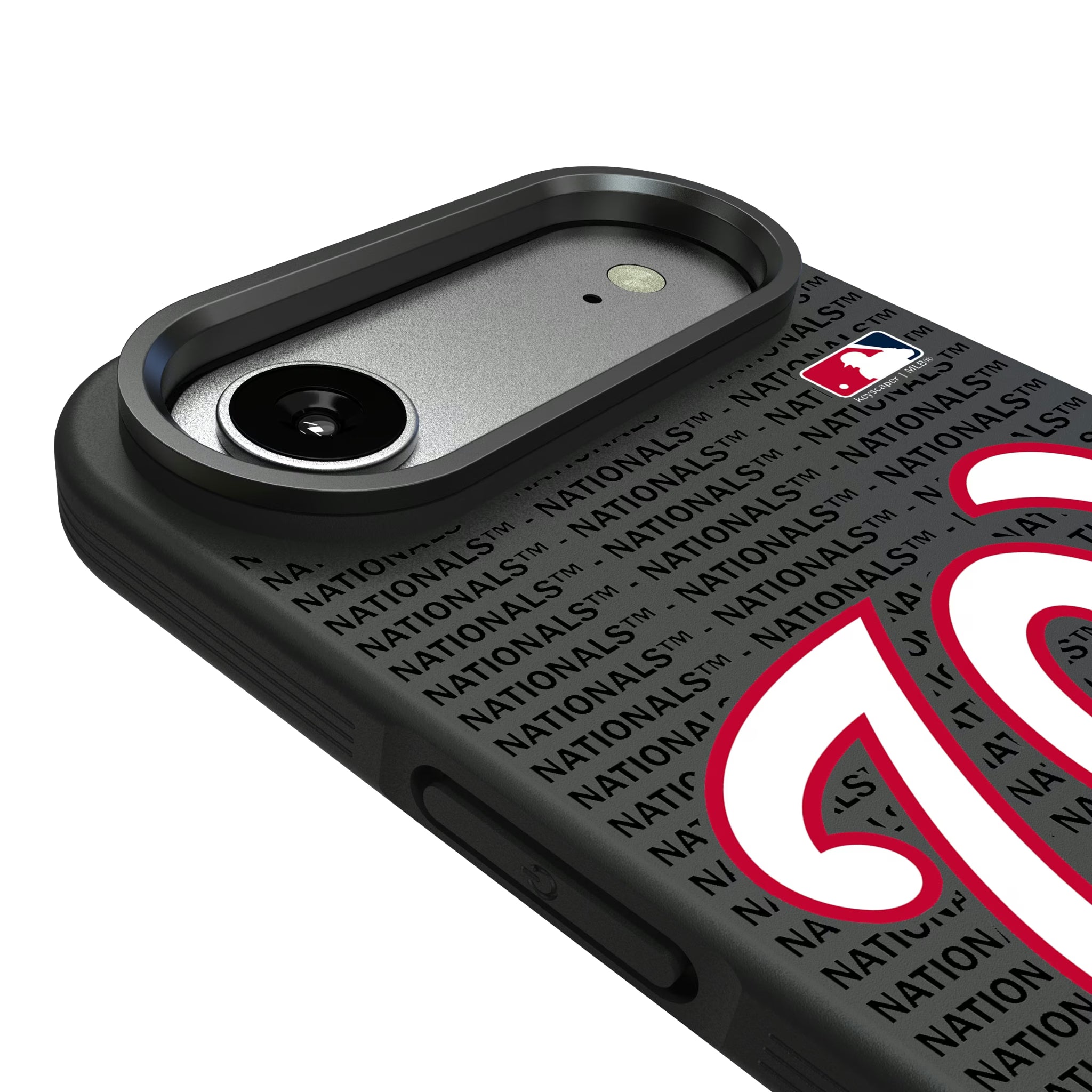 Washington Nationals Text Backdrop iPhone Bump Phone Case for Apple iPhone - Detail#Device_iPhone Air