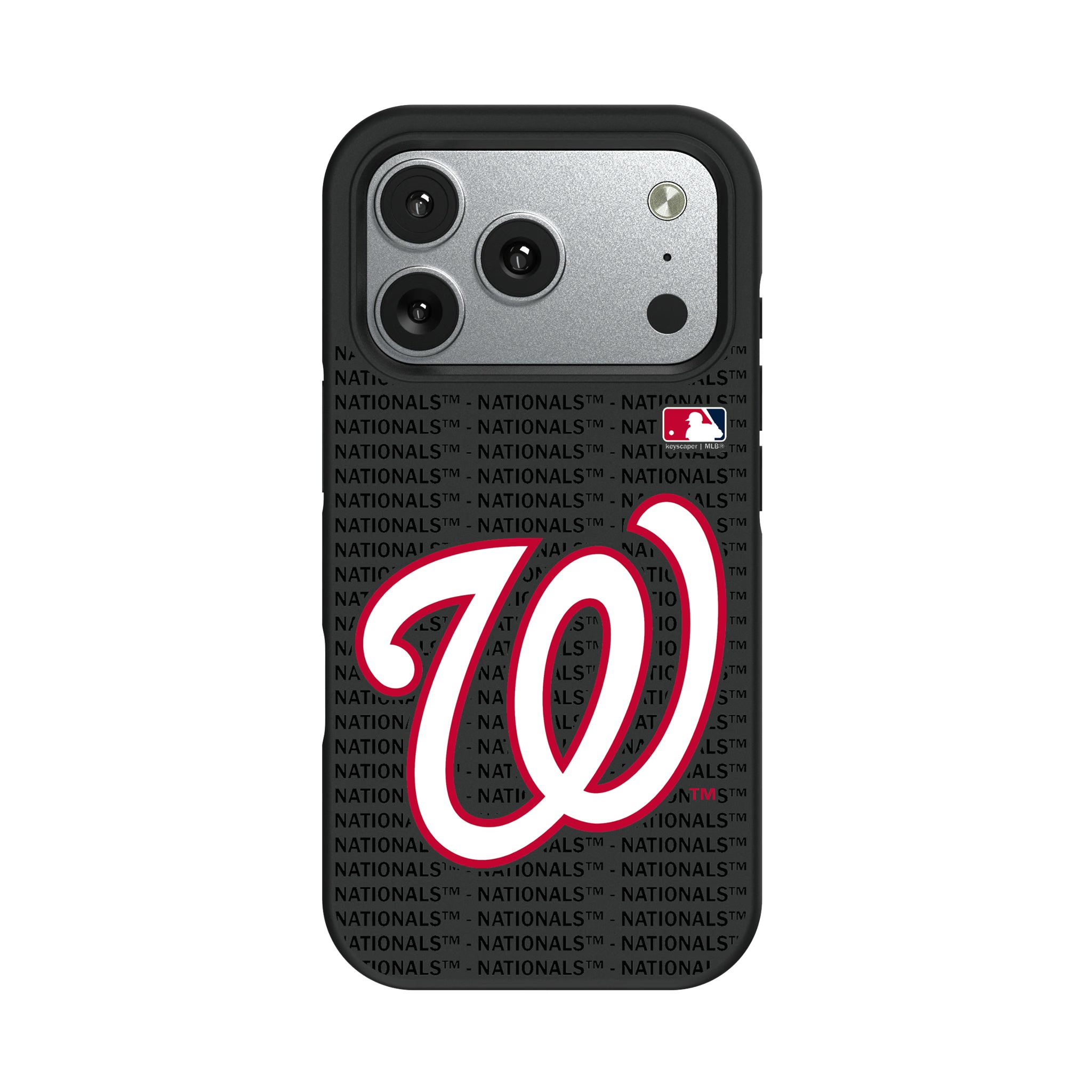 Washington Nationals Text Backdrop iPhone Bump Phone Case for Apple iPhone#Device_iPhone 17 Pro