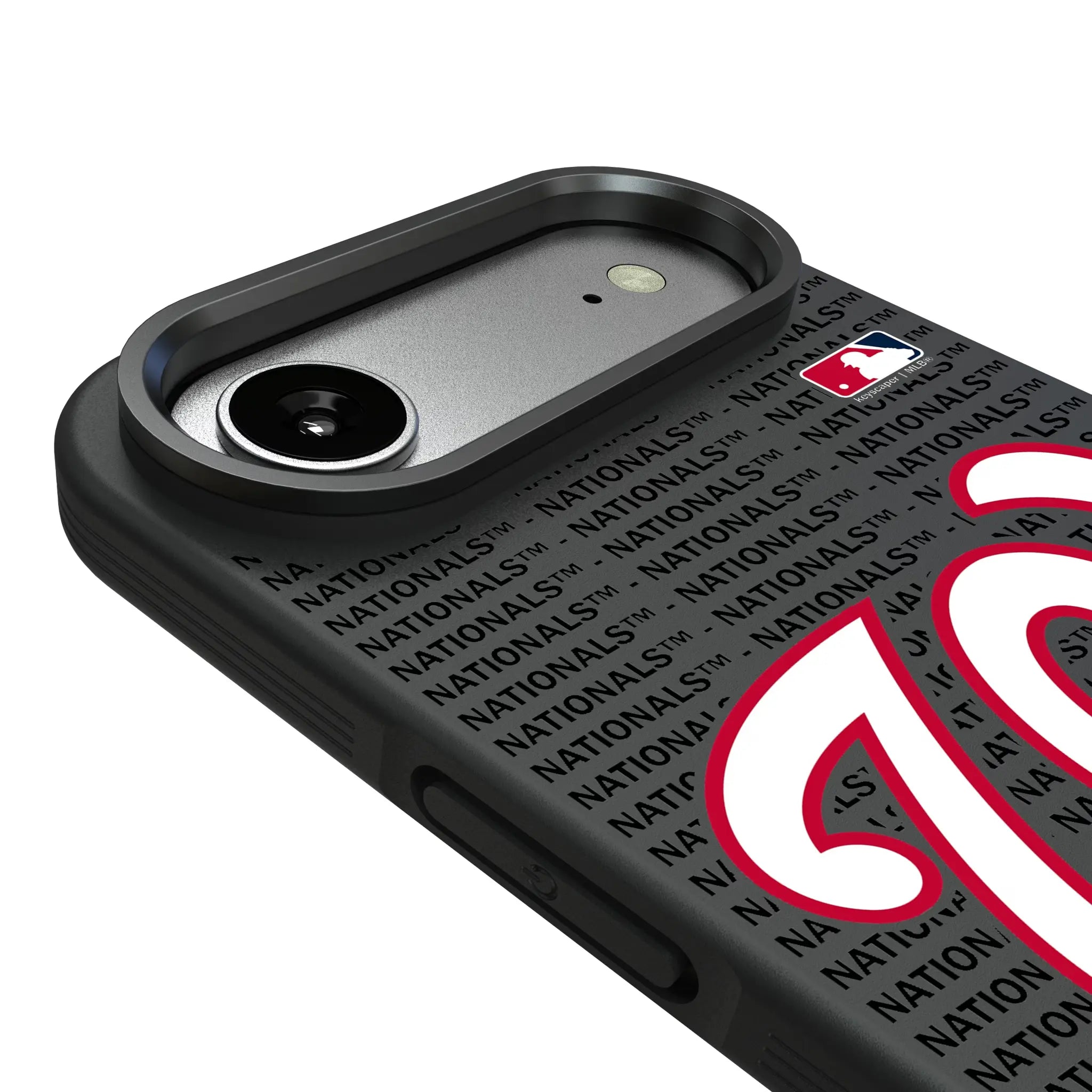 Washington Nationals Text Backdrop iPhone Bump Phone Case for Apple iPhone - Detail#Device_iPhone Air