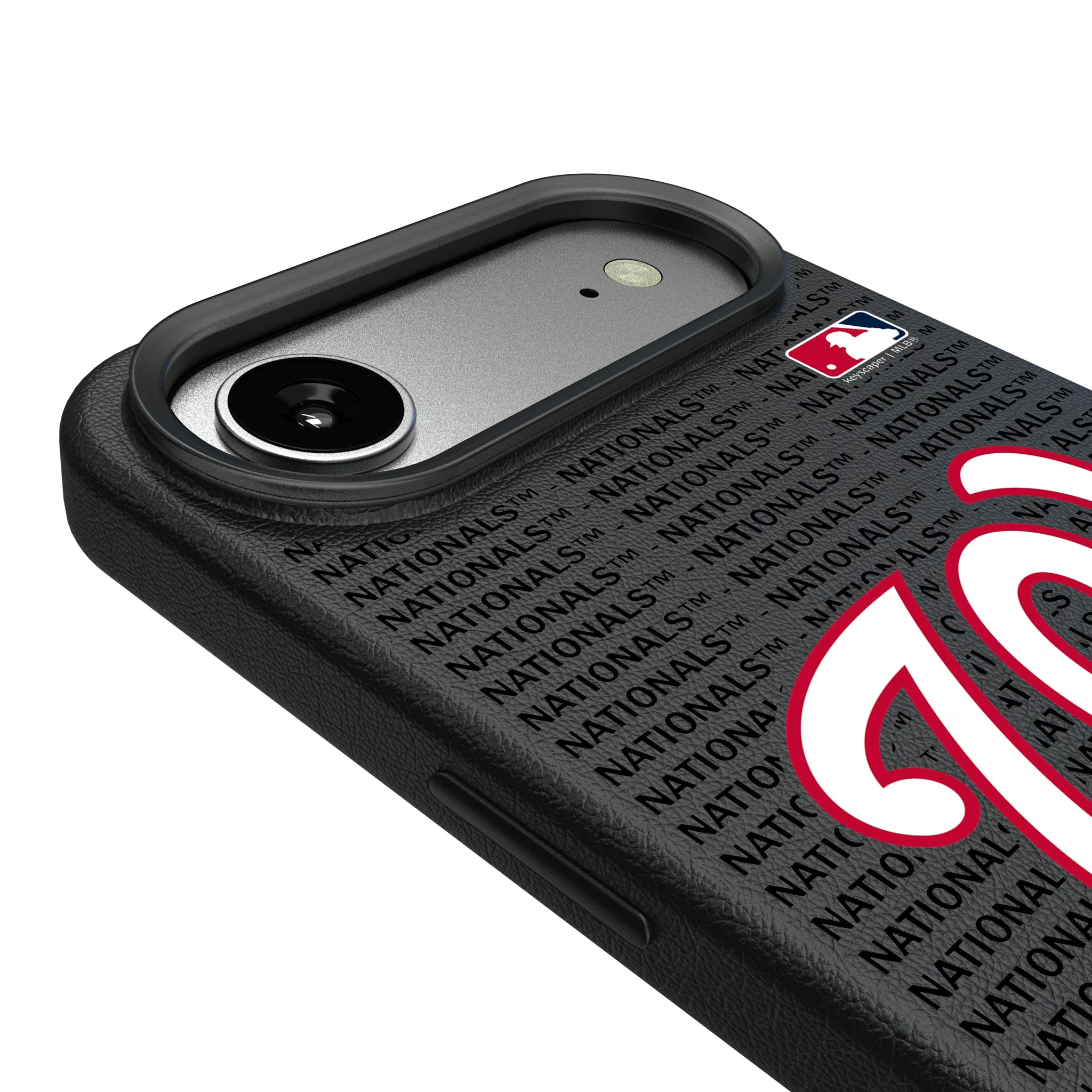 Washington Nationals Text Backdrop iPhone MagSafe Compatible Phone Case for Apple iPhone - Detail#Device_iPhone Air