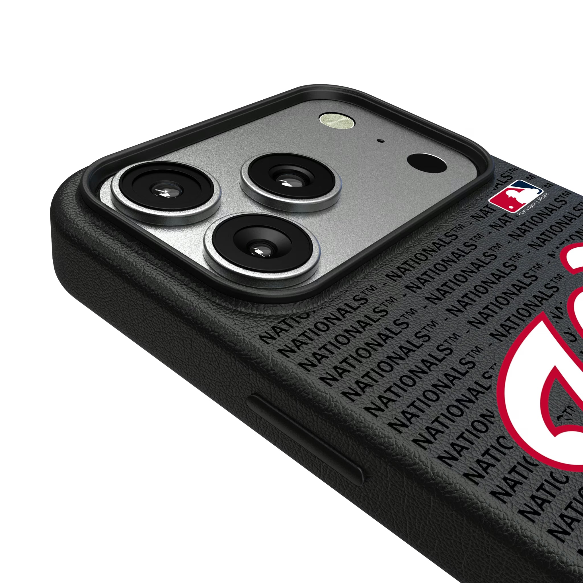 Washington Nationals Text Backdrop iPhone MagSafe Compatible Phone Case for Apple iPhone - Detail#Device_iPhone 17 Pro