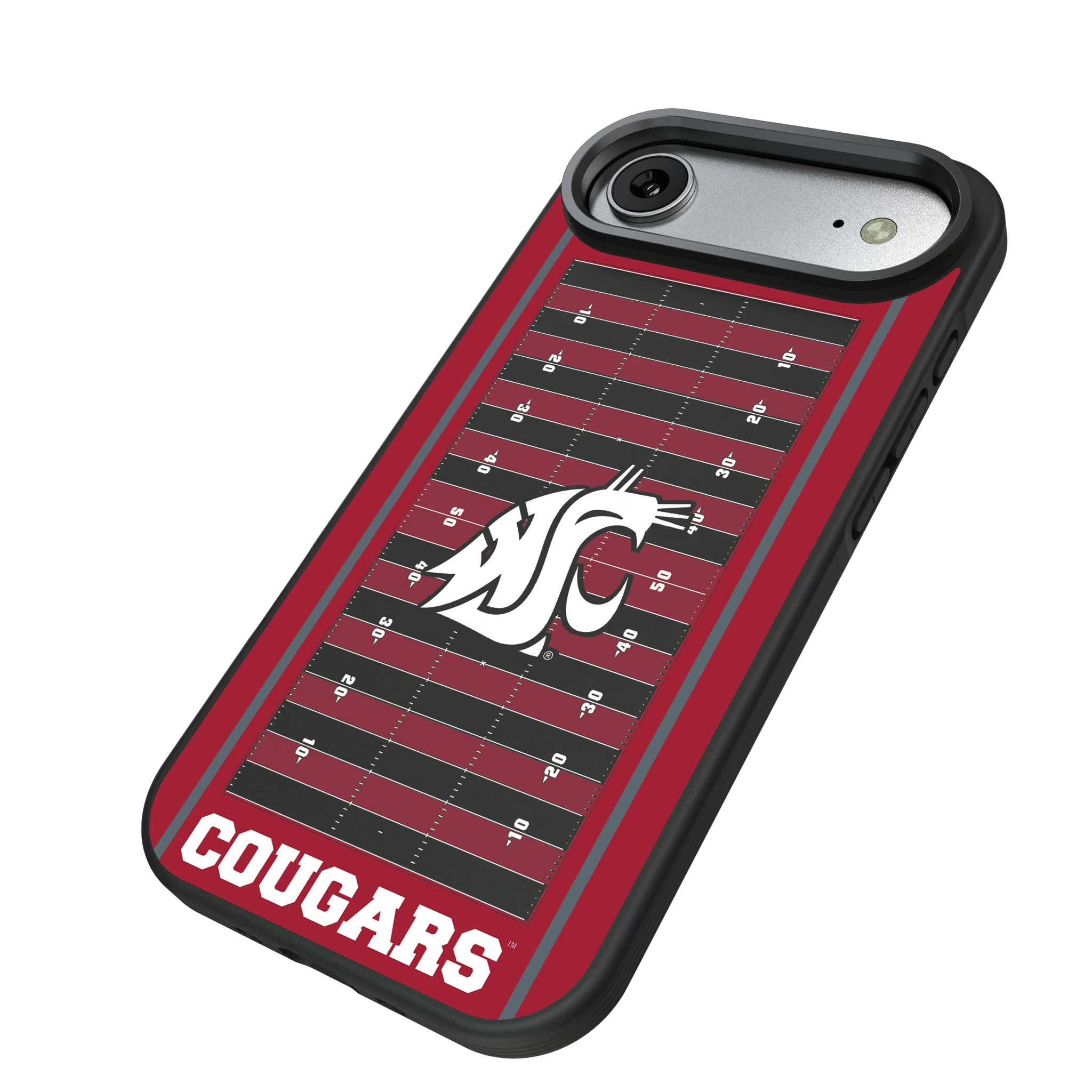 Washington State University Cougars Field iPhone Bump Phone Case for Apple iPhone - Isometric View#Device_iPhone Air