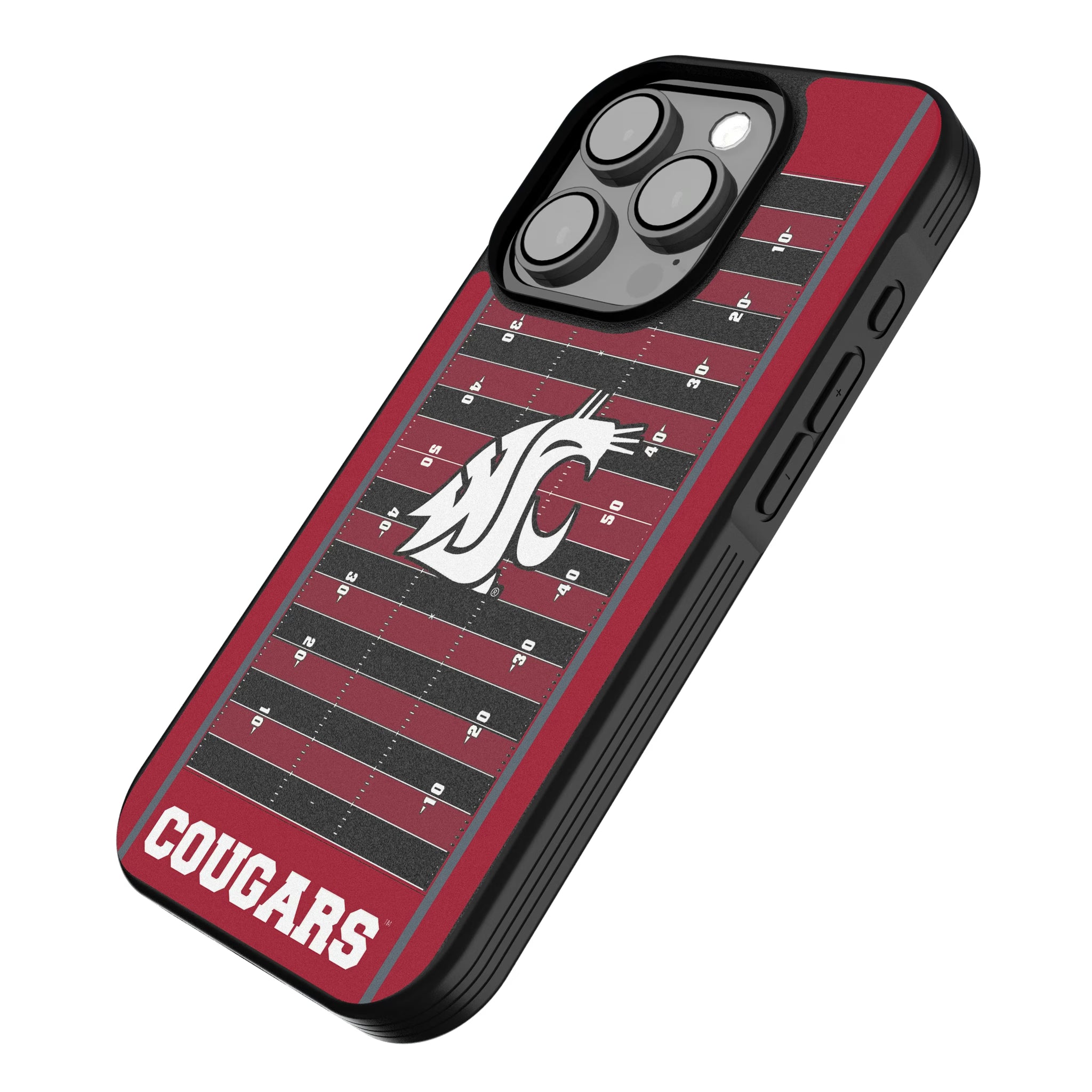 Washington State University Cougars Field iPhone Bump Phone Case for Apple iPhone - Isometric View