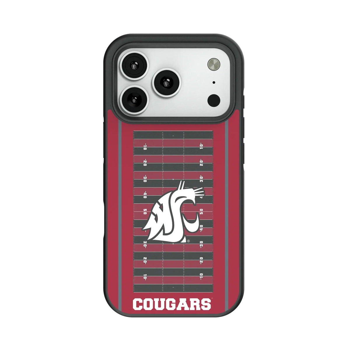 Washington State University Cougars Field Bump Phone Case for Apple iPhone