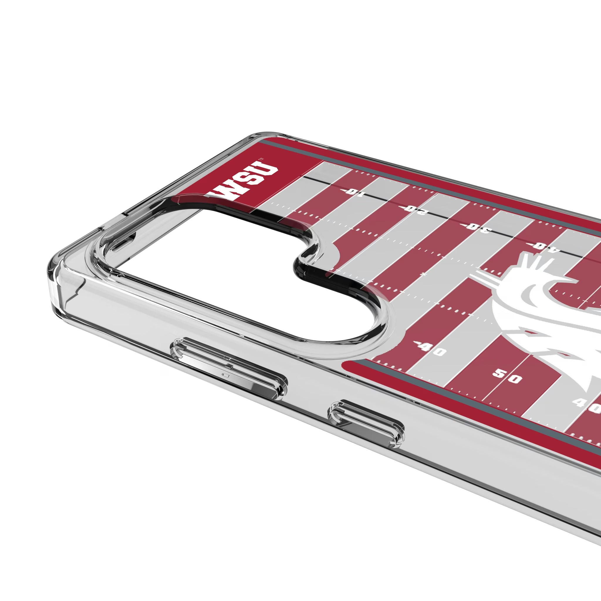 Washington State University Cougars Field Galaxy Clear Phone Case for Samsung Galaxy - Detail