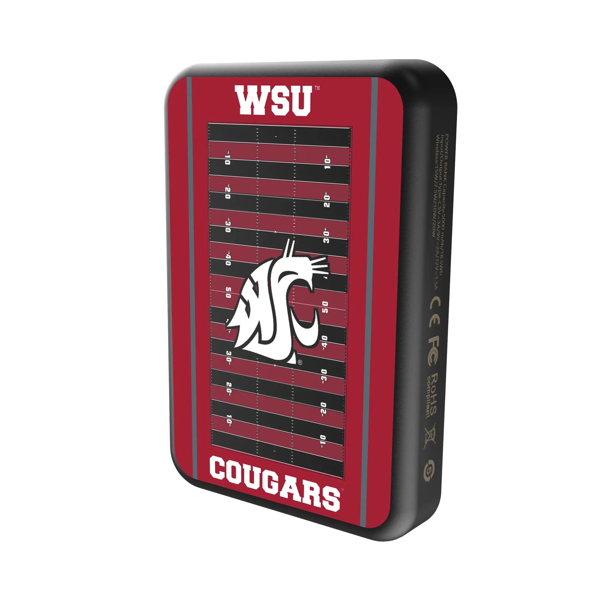 Washington State University Cougars Field Wireless Mag Power Bank