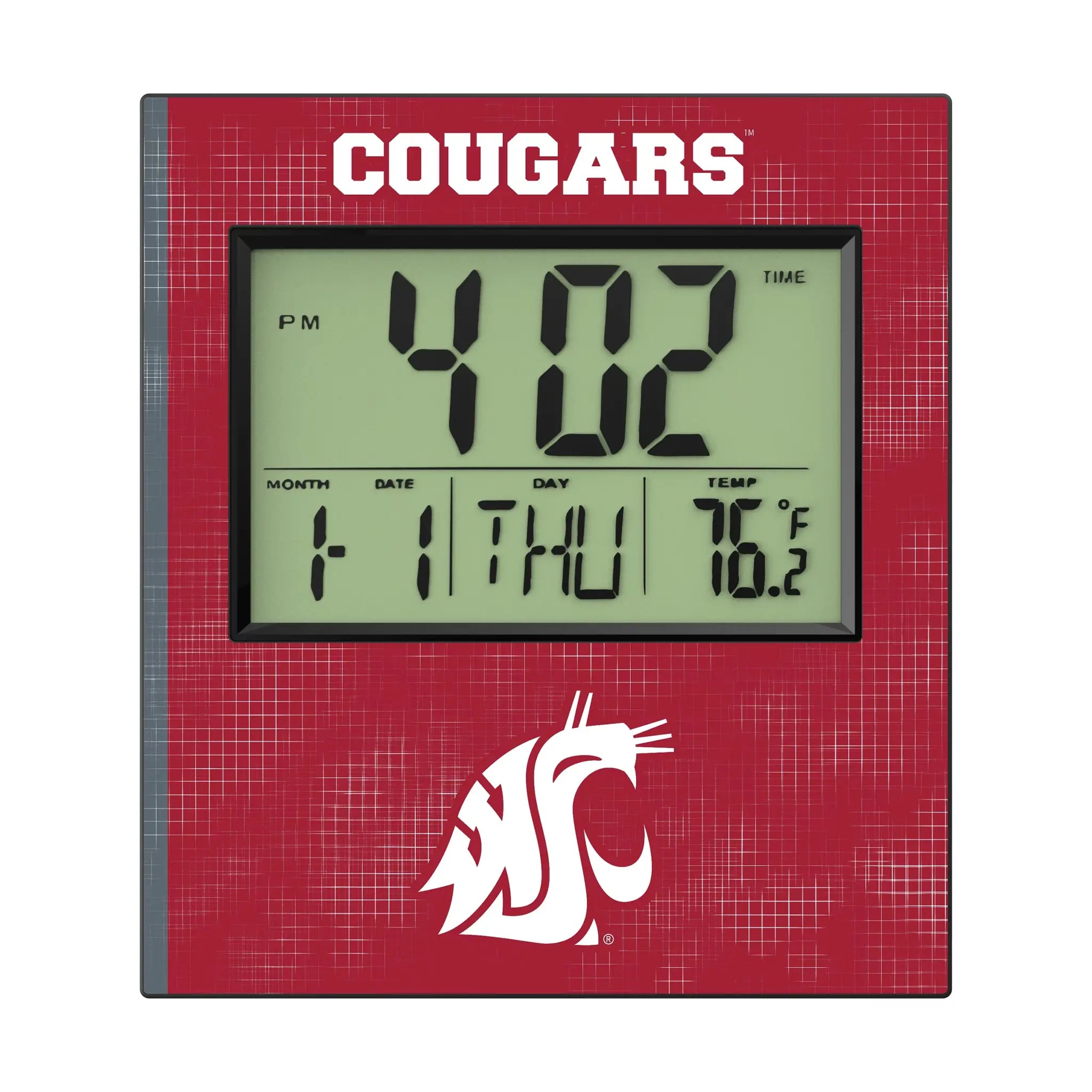 Washington State University Cougars Hatch Wall Clock