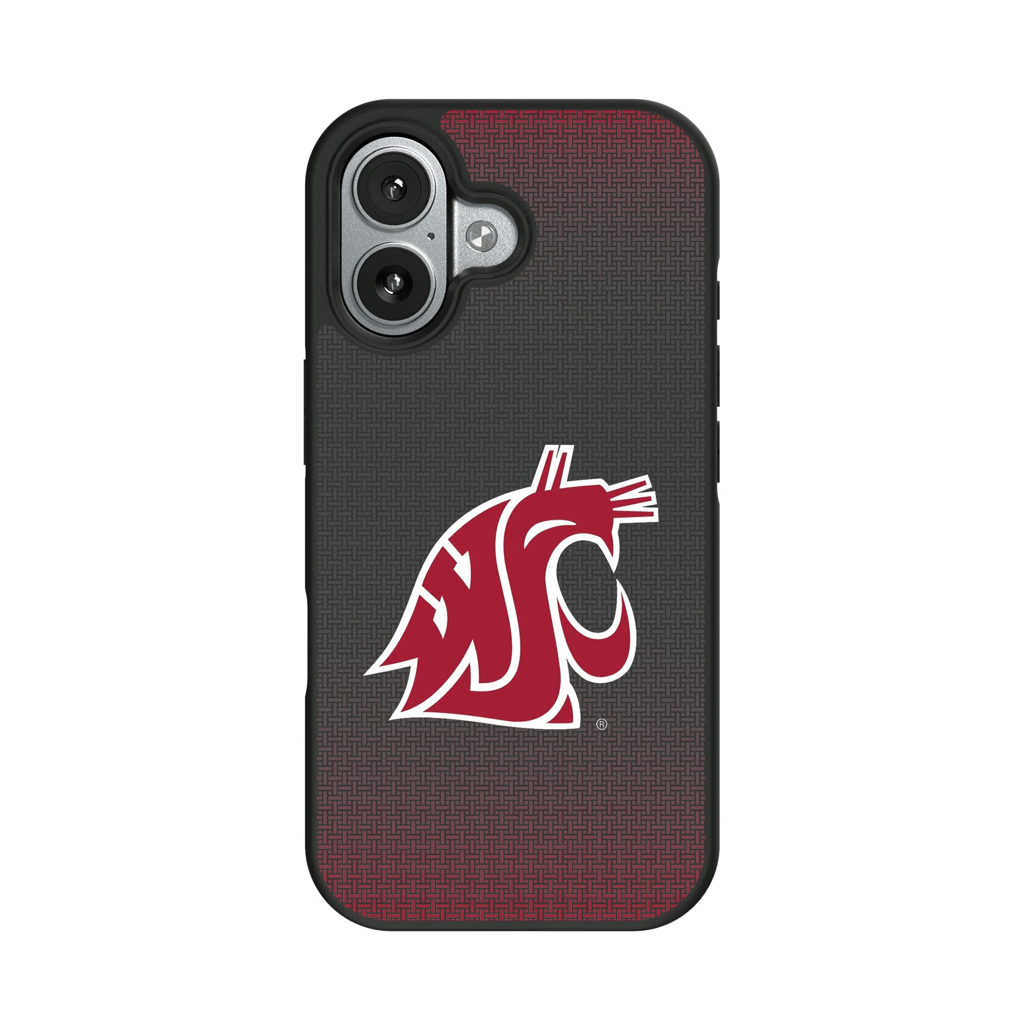 Washington State University Cougars Linen iPhone Bump Phone Case for Apple iPhone#Device_iPhone 17