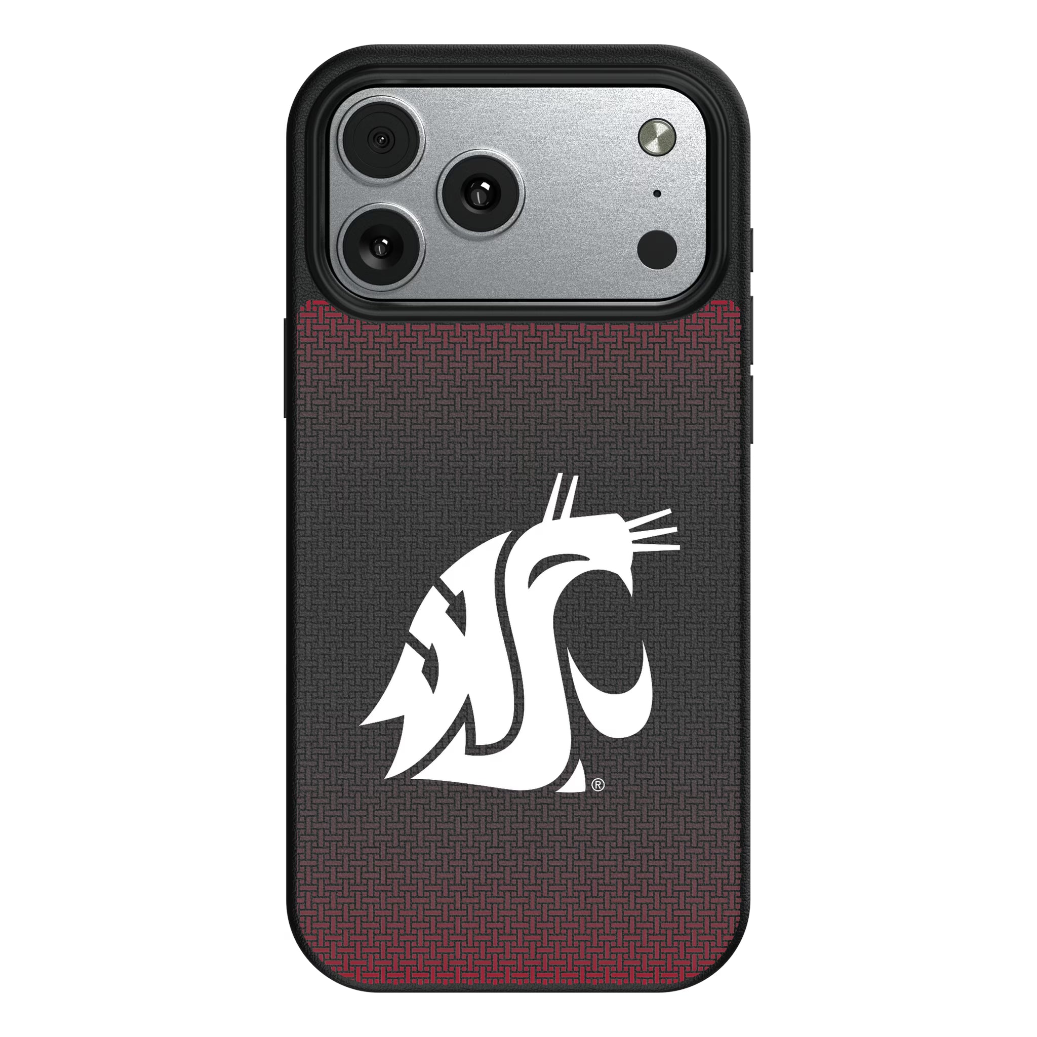 Washington State University Cougars Linen iPhone MagSafe Compatible Phone Case for Apple iPhone#Device_iPhone 17 Pro Max