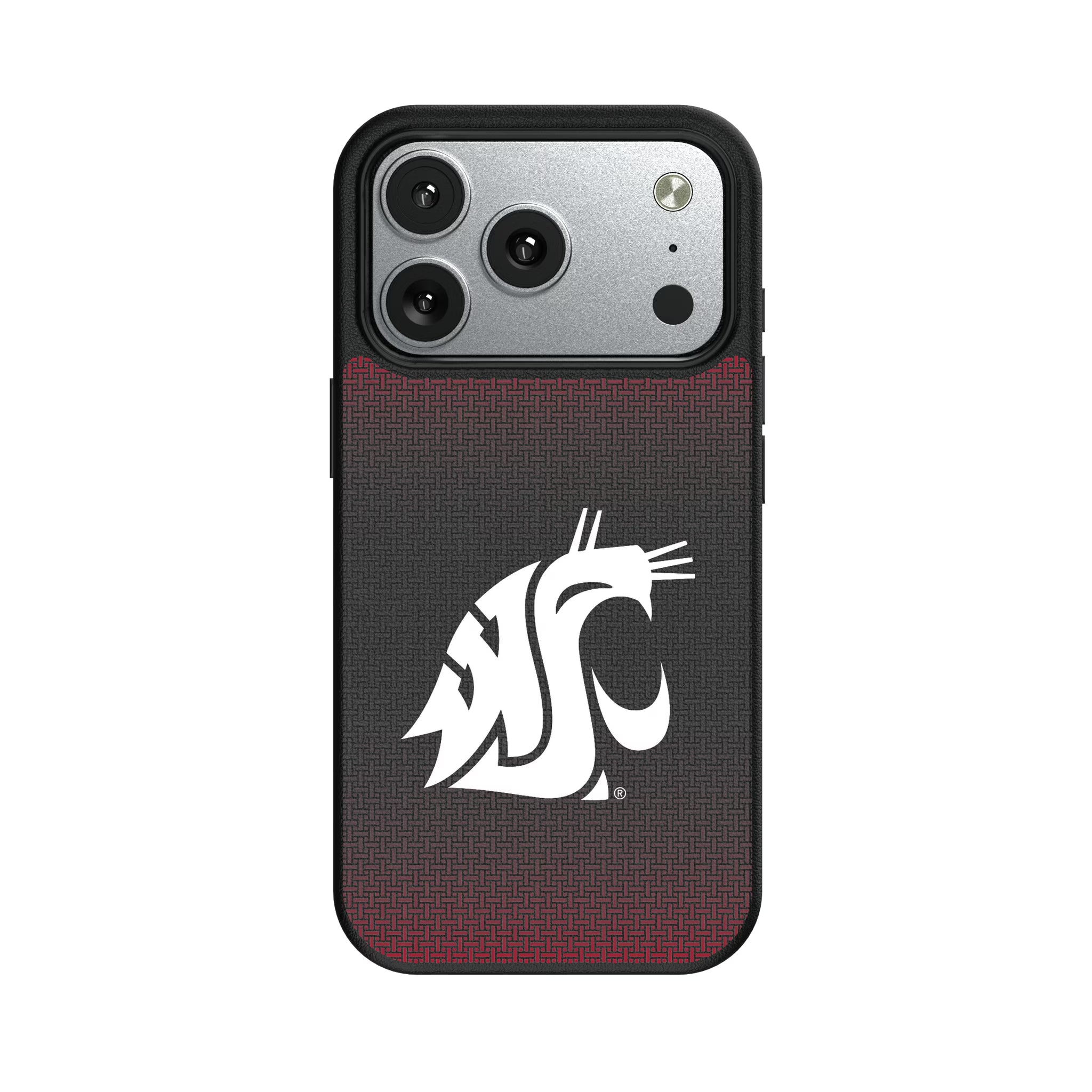Washington State University Cougars Linen iPhone MagSafe Compatible Phone Case for Apple iPhone#Device_iPhone 17 Pro