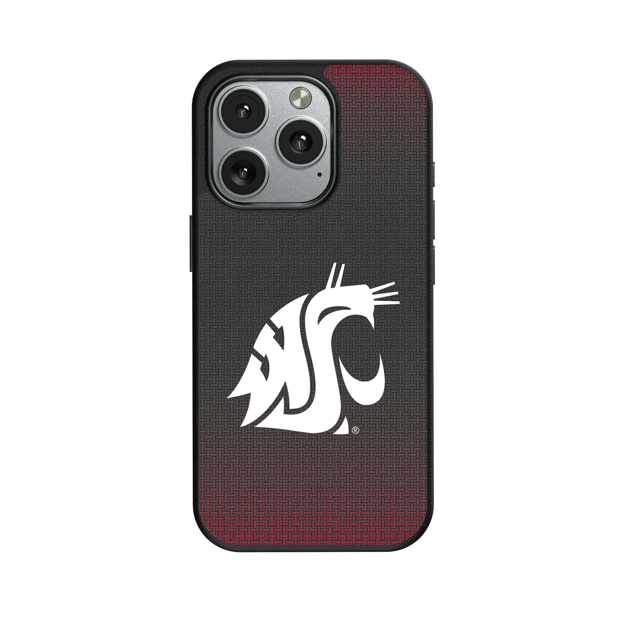 Washington State University Cougars Linen iPhone MagSafe Compatible Phone Case for Apple iPhone