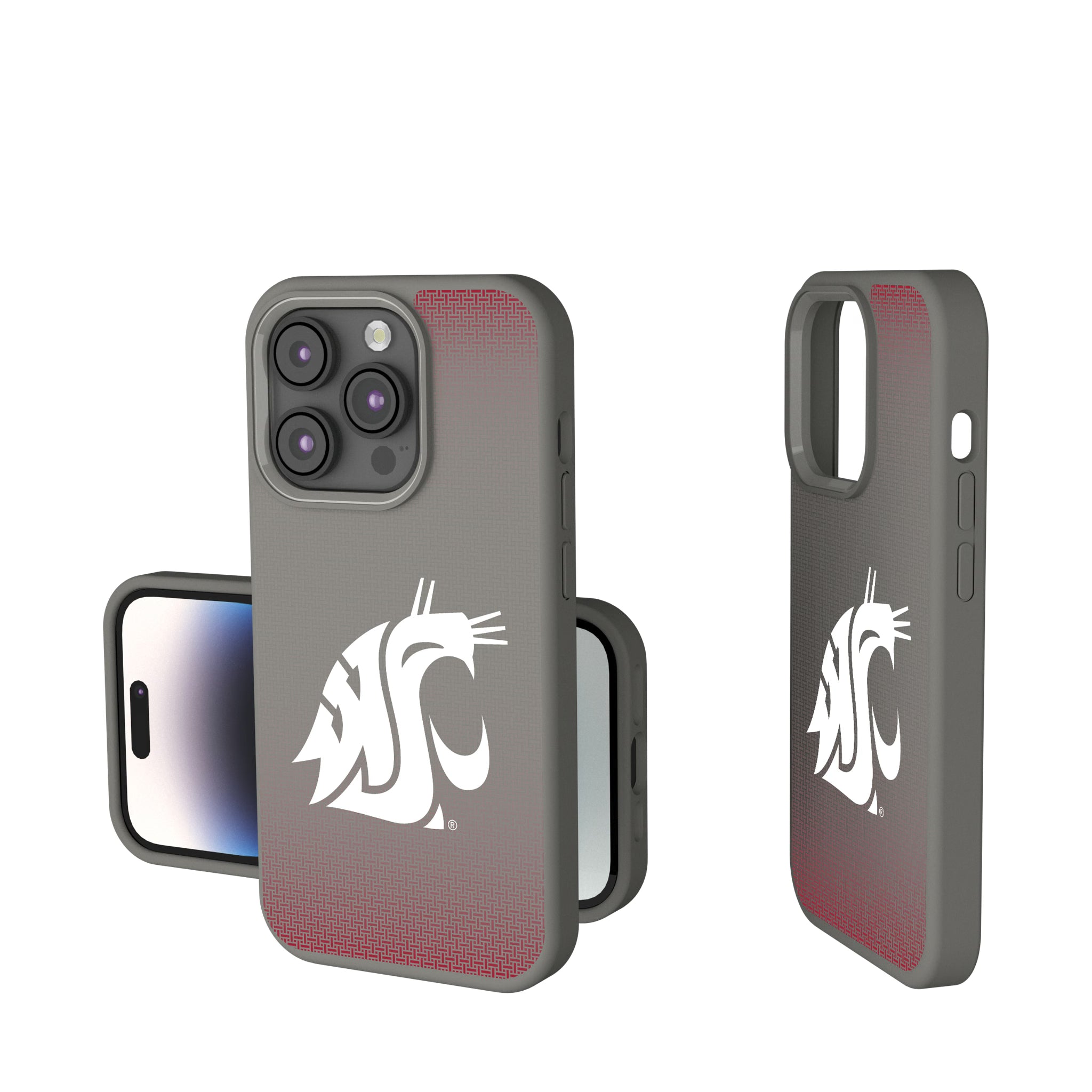 Washington State University Cougars Linen iPhone Soft Touch Phone Case for Apple iPhone