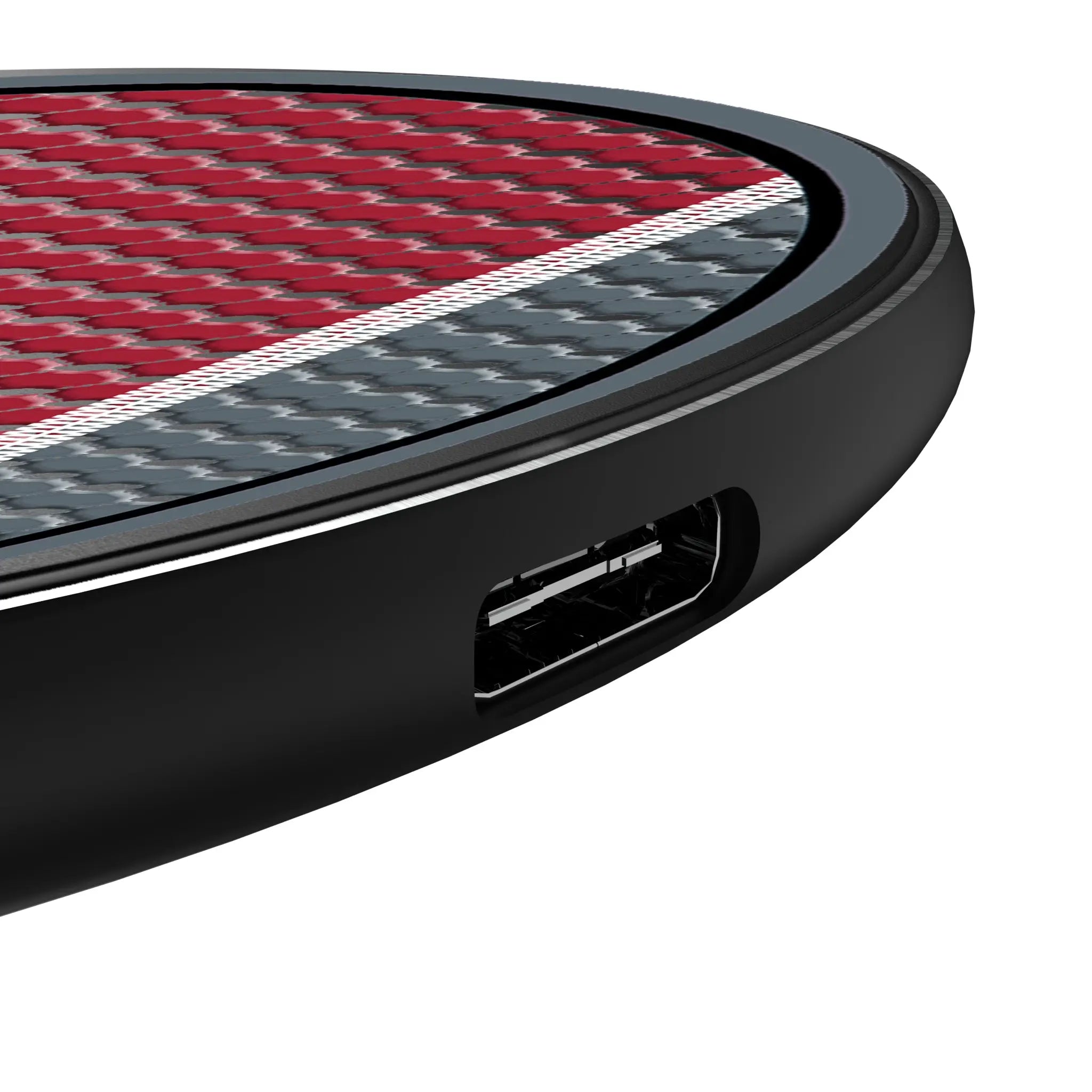 Washington State University Cougars Mesh 15-Watt Wireless Charger - Detail