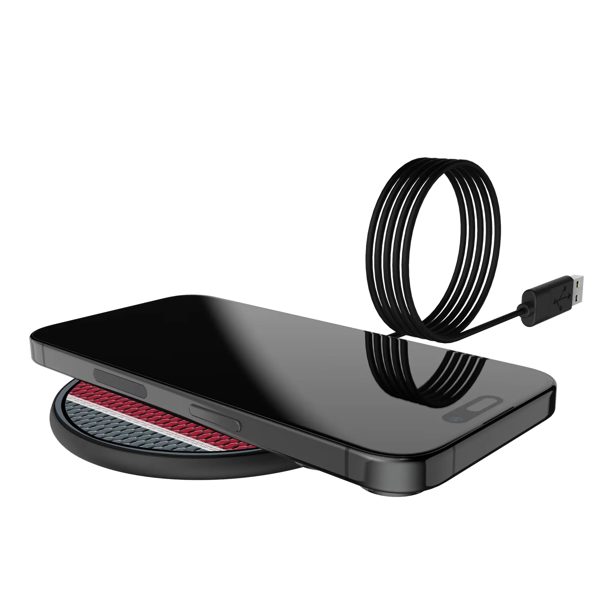 Washington State University Cougars Mesh 15-Watt Wireless Charger - Lifestyle