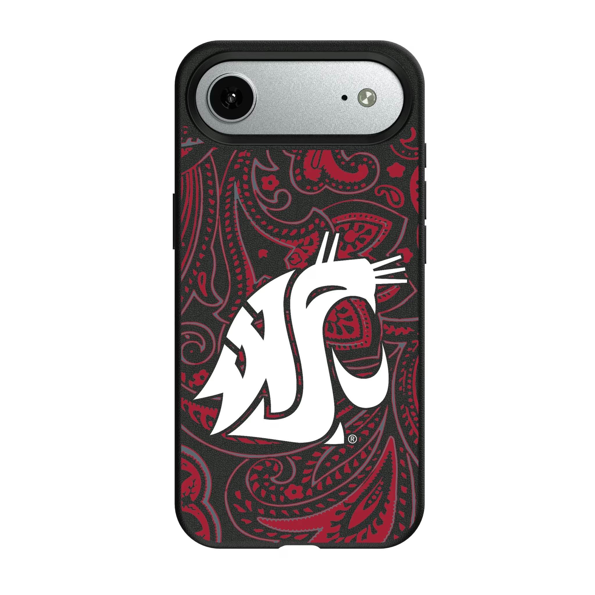Washington State University Cougars Paisley iPhone MagSafe Compatible Phone Case for Apple iPhone#Device_iPhone Air