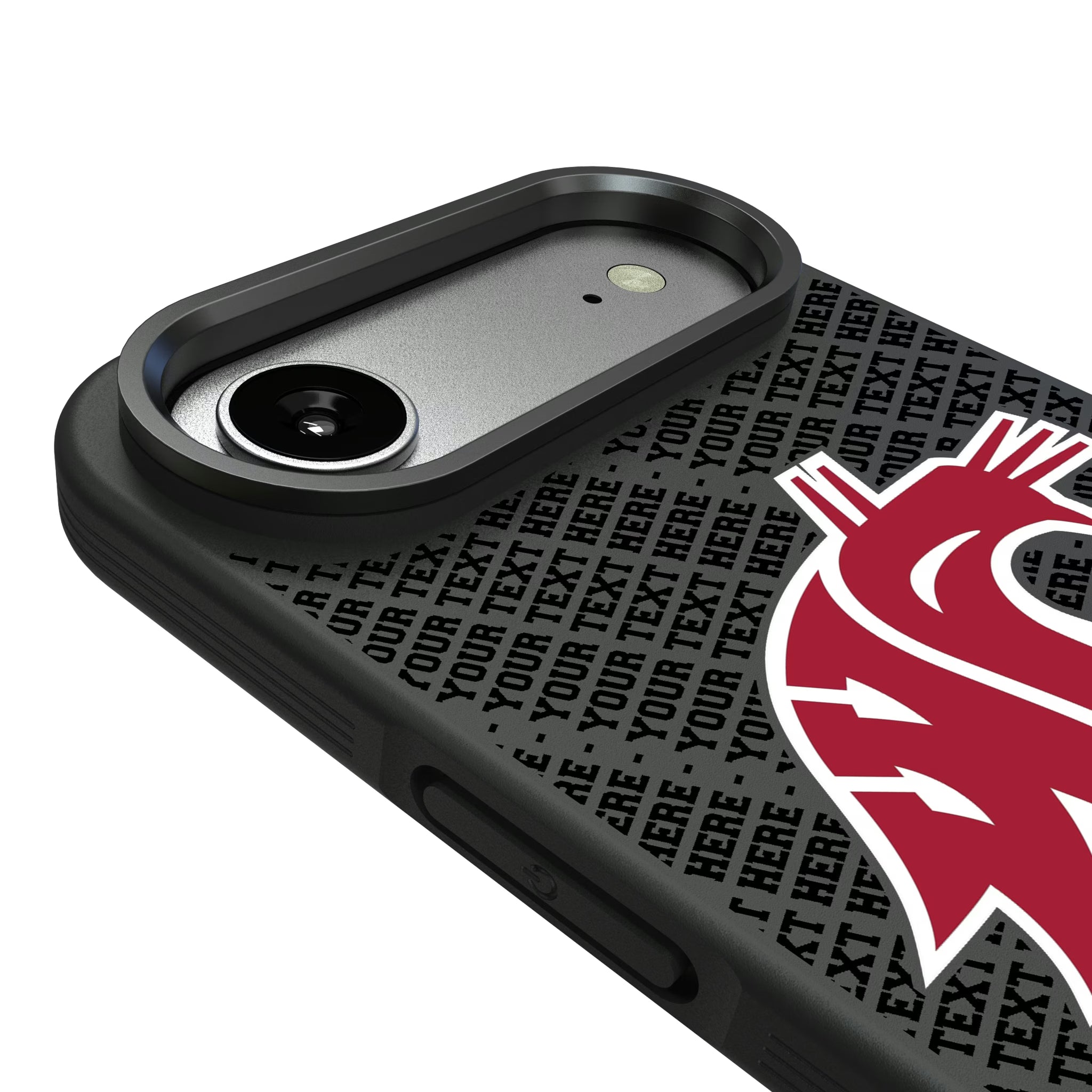 Washington State University Cougars Personalized EndZone Plus iPhone Bump Phone Case for Apple iPhone - Detail#Device_iPhone Air