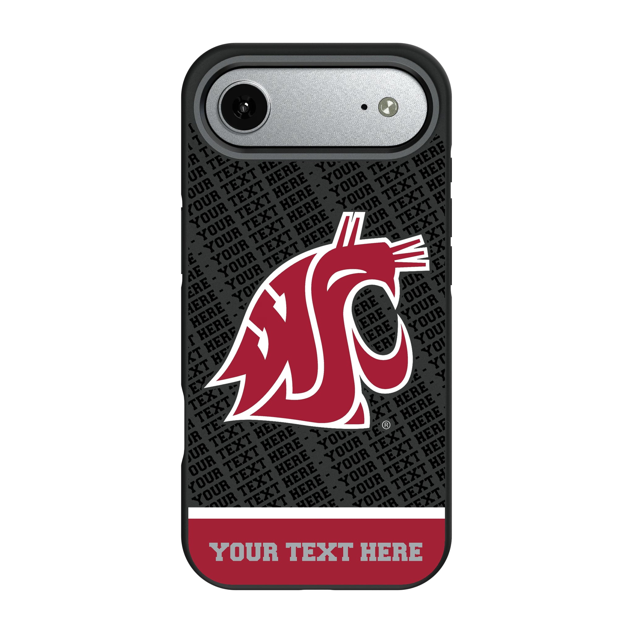 Washington State University Cougars Personalized EndZone Plus iPhone Bump Phone Case for Apple iPhone#Device_iPhone Air