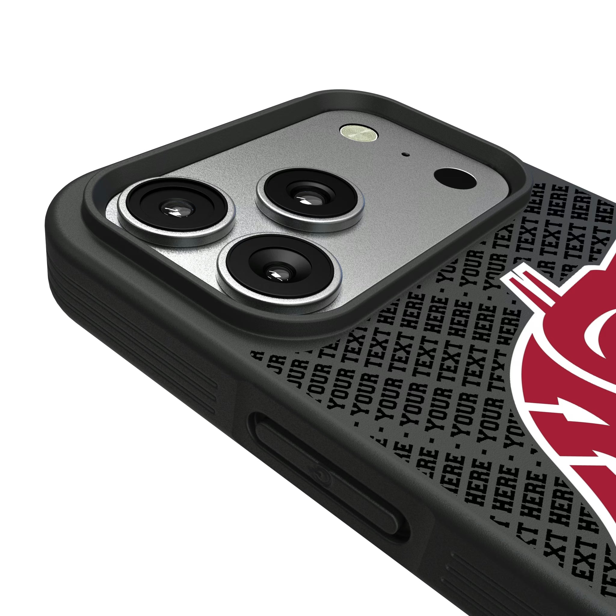 Washington State University Cougars Personalized EndZone Plus iPhone Bump Phone Case for Apple iPhone - Detail#Device_iPhone 17 Pro