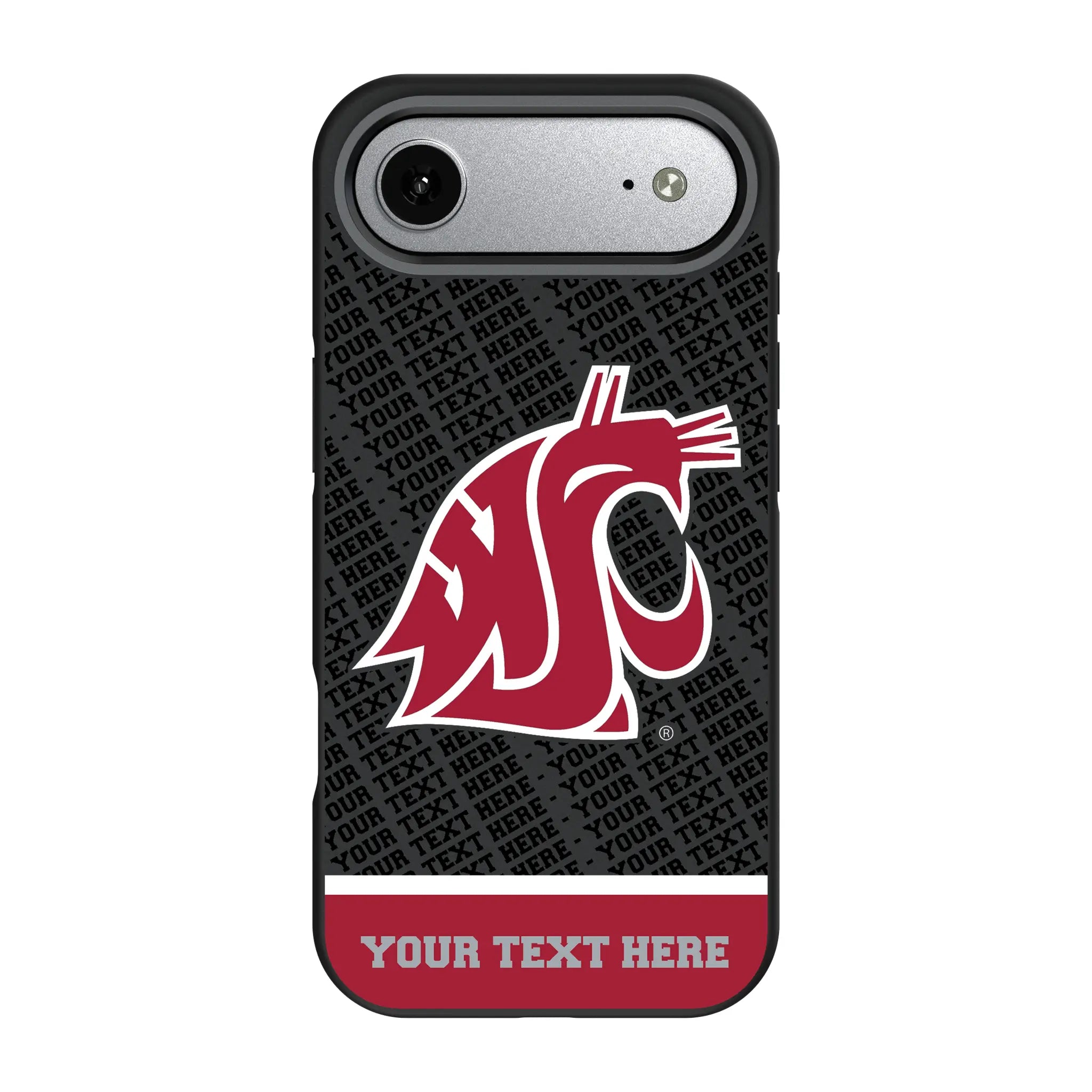 Washington State University Cougars Personalized EndZone Plus iPhone Bump Phone Case for Apple iPhone#Device_iPhone Air