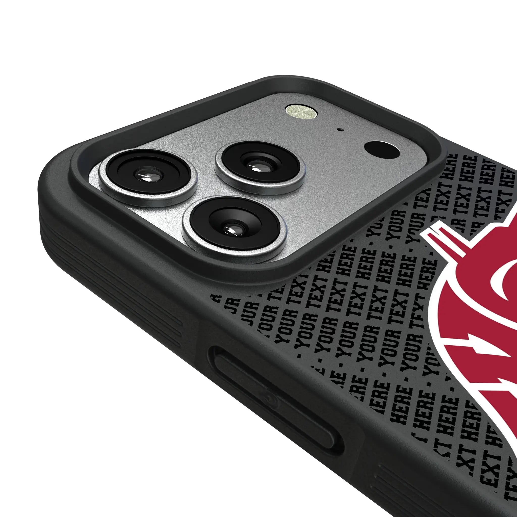 Washington State University Cougars Personalized EndZone Plus iPhone Bump Phone Case for Apple iPhone - Detail#Device_iPhone 17 Pro