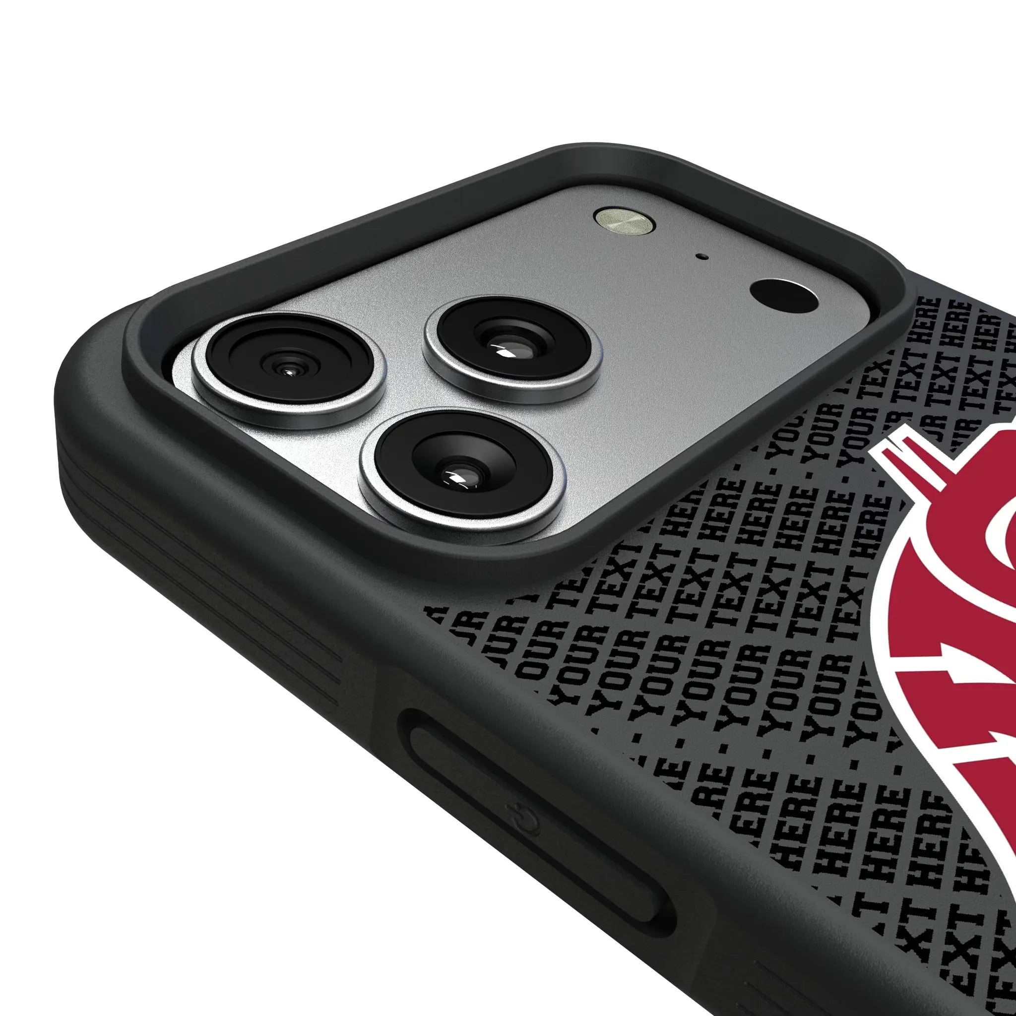 Washington State University Cougars Personalized EndZone Plus iPhone Bump Phone Case for Apple iPhone - Detail#Device_iPhone 17 Pro Max