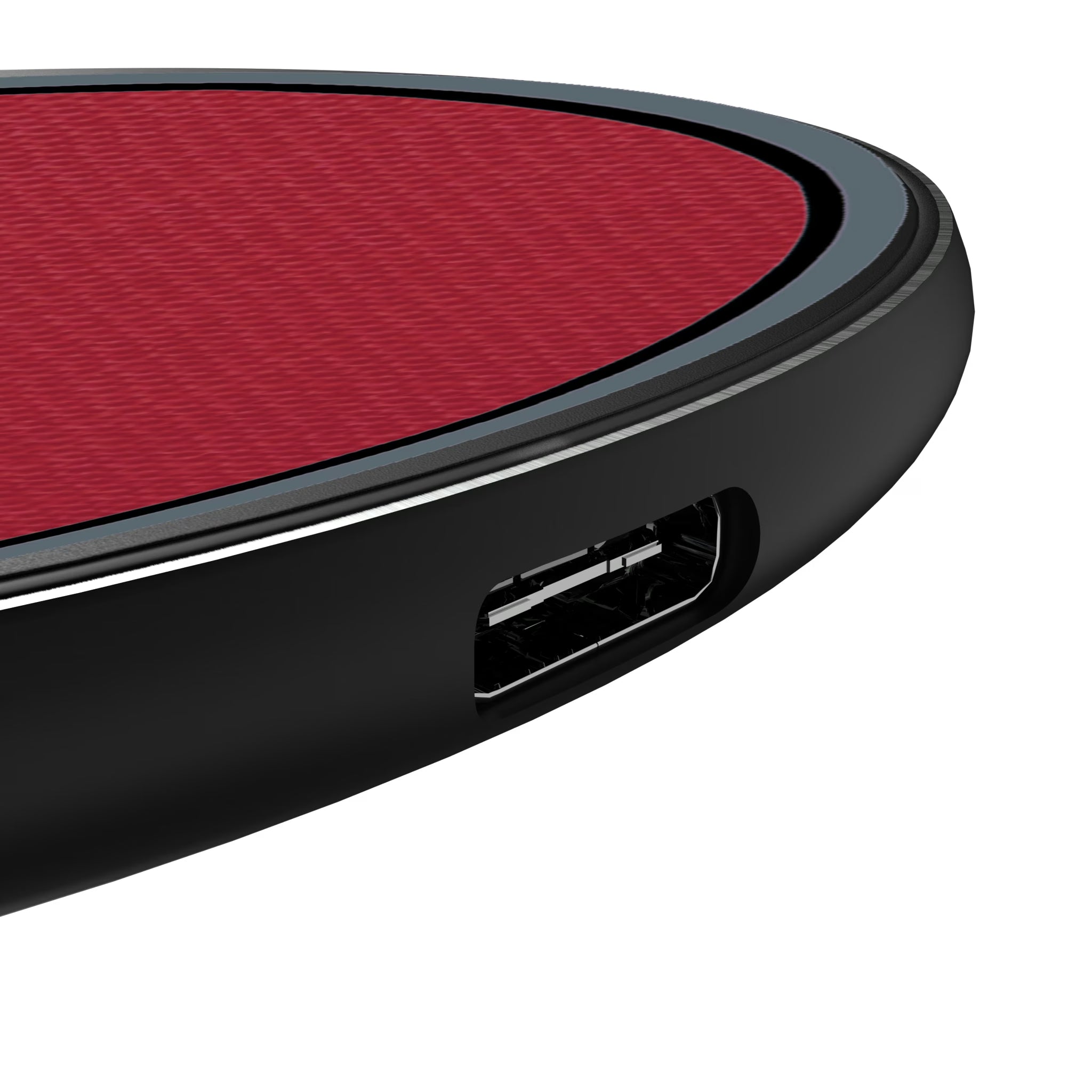 Washington State University Cougars Personalized Endzone Solid 15-Watt Wireless Charger - Detail