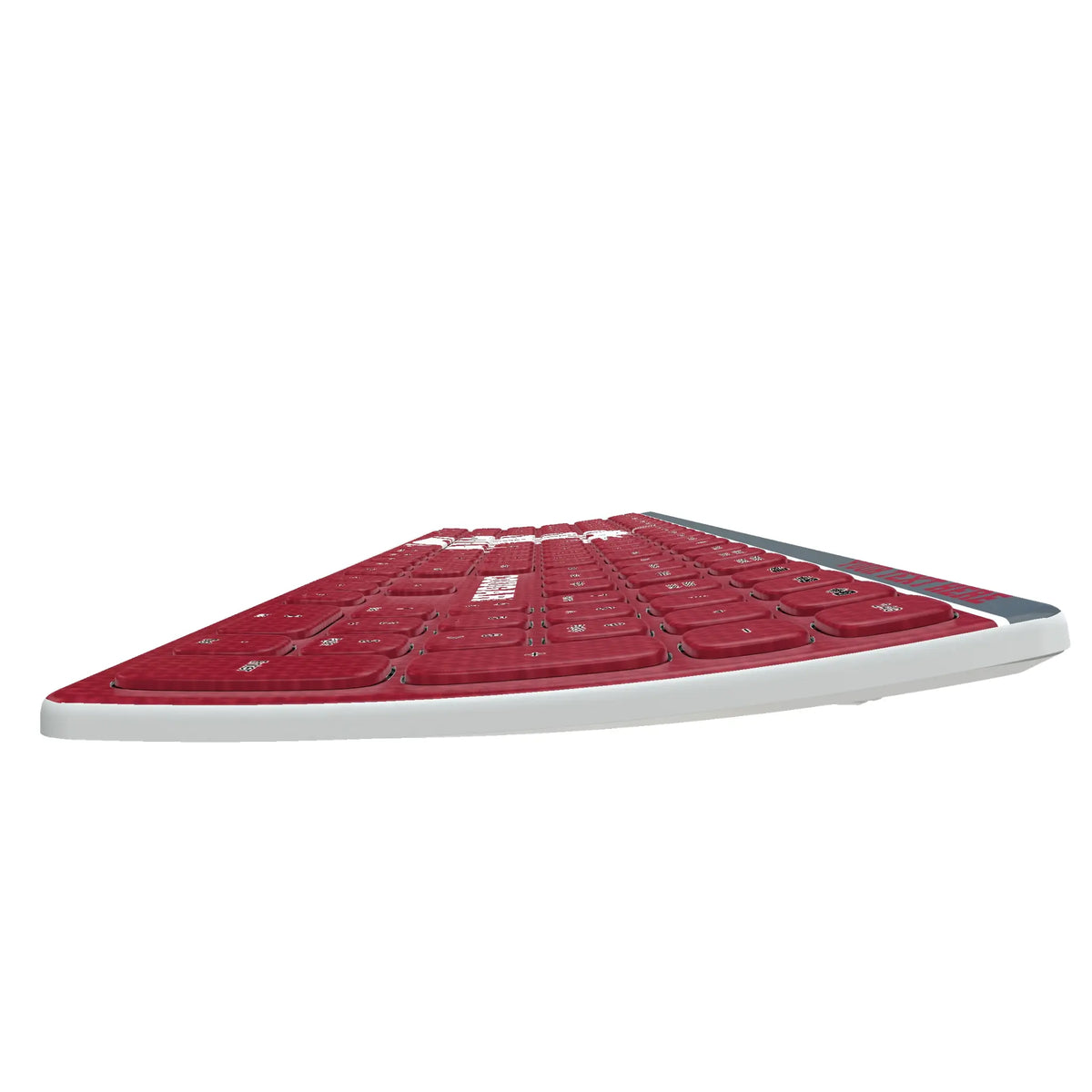 Washington State University Cougars Personalized Endzone Solid KKB605 Curved Wireless Keyboard