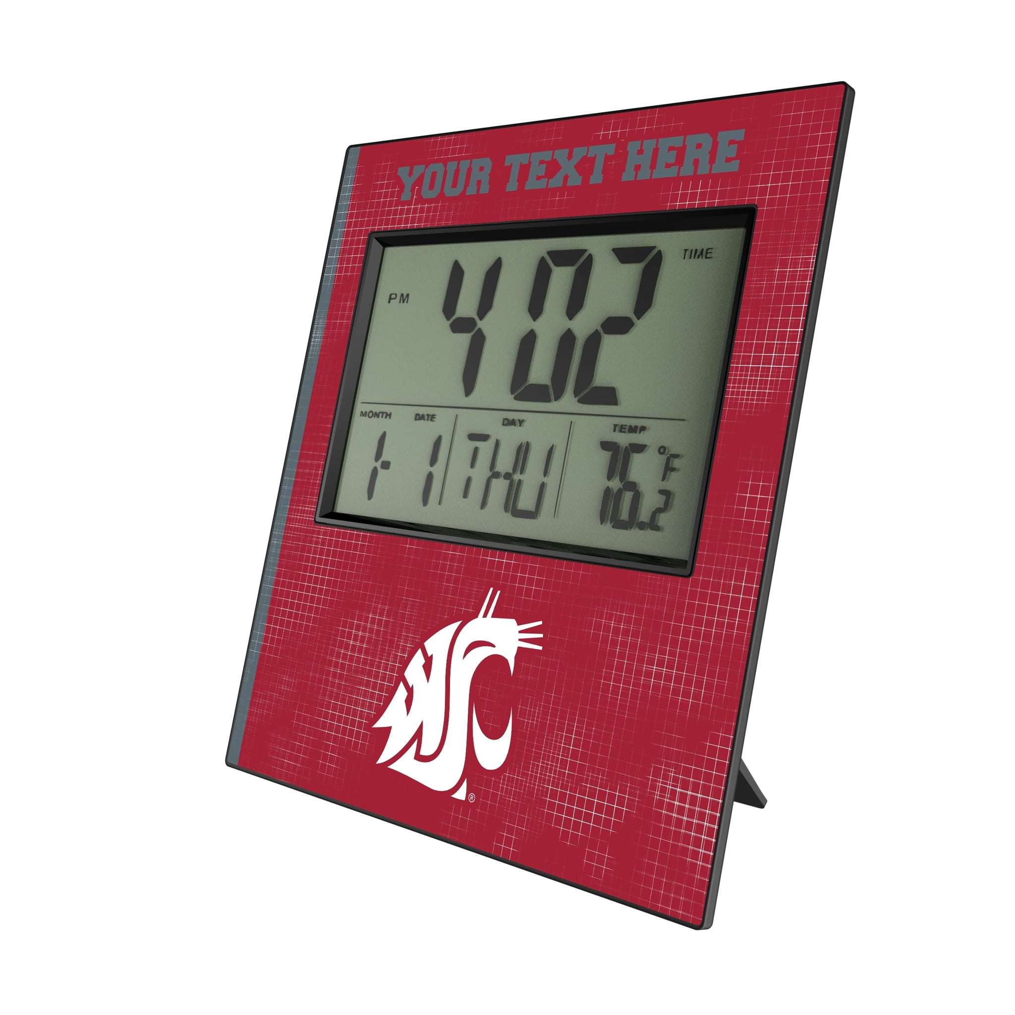 Washington State University Cougars Personalized Hatch Wall Clock