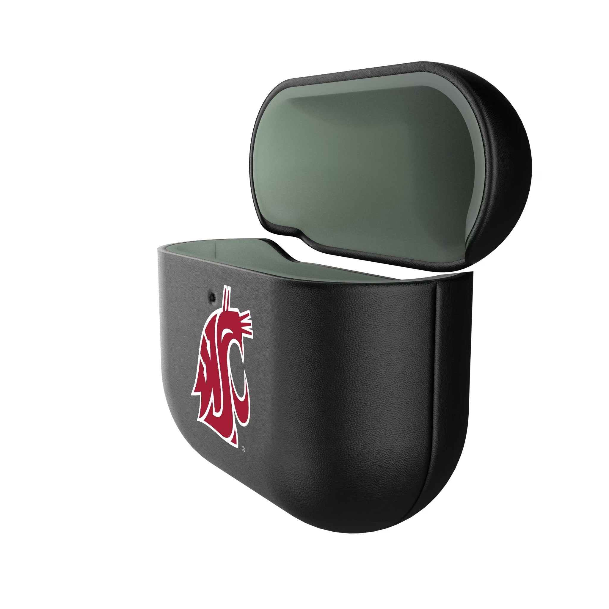 Washington State University Cougars Personalized Insignia AirPods AirPod Case Cover - Isometric View#Device_AirPods 4